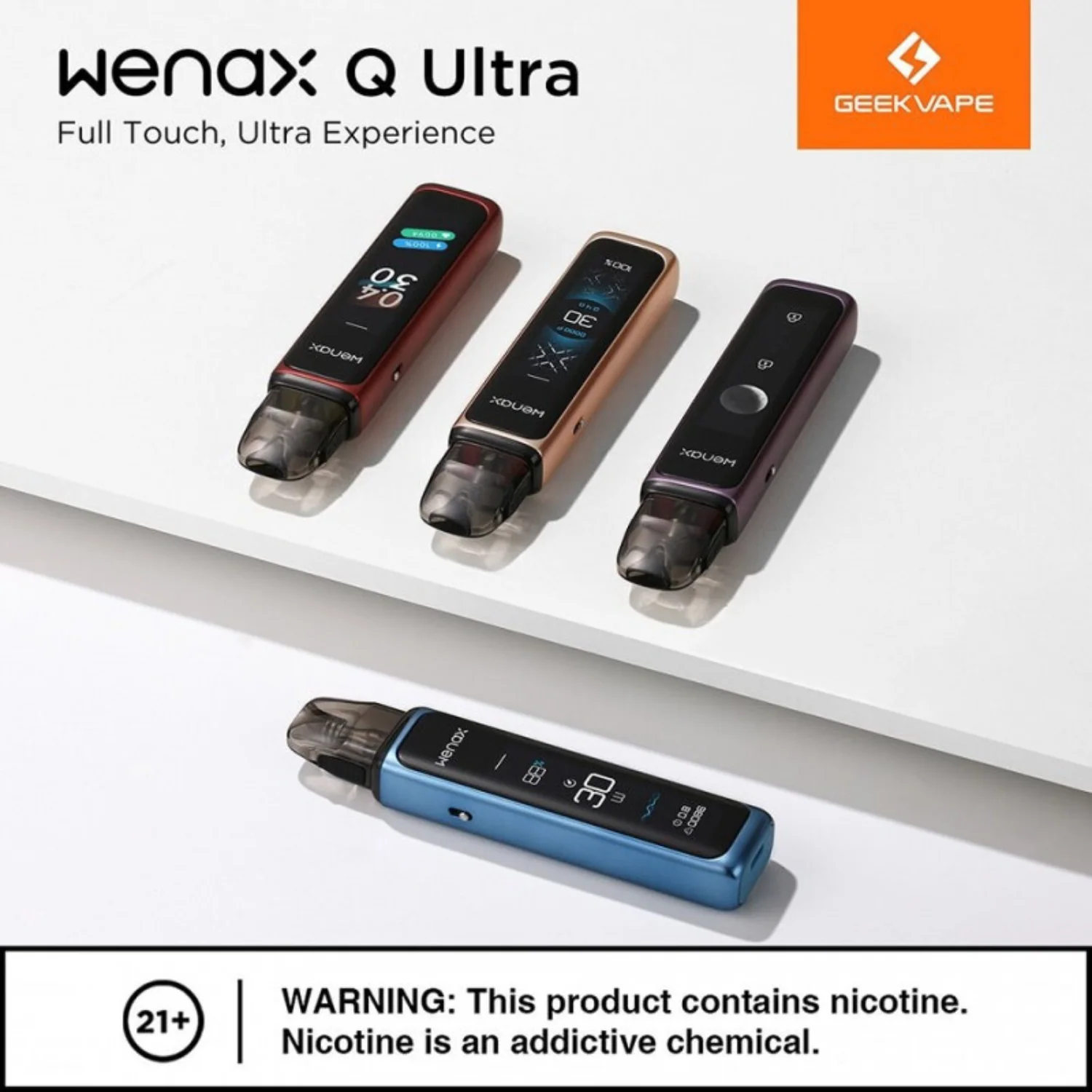 Geek Vape Wenax Q Ultra 30W Pod System Starter Kit Device - Image 4