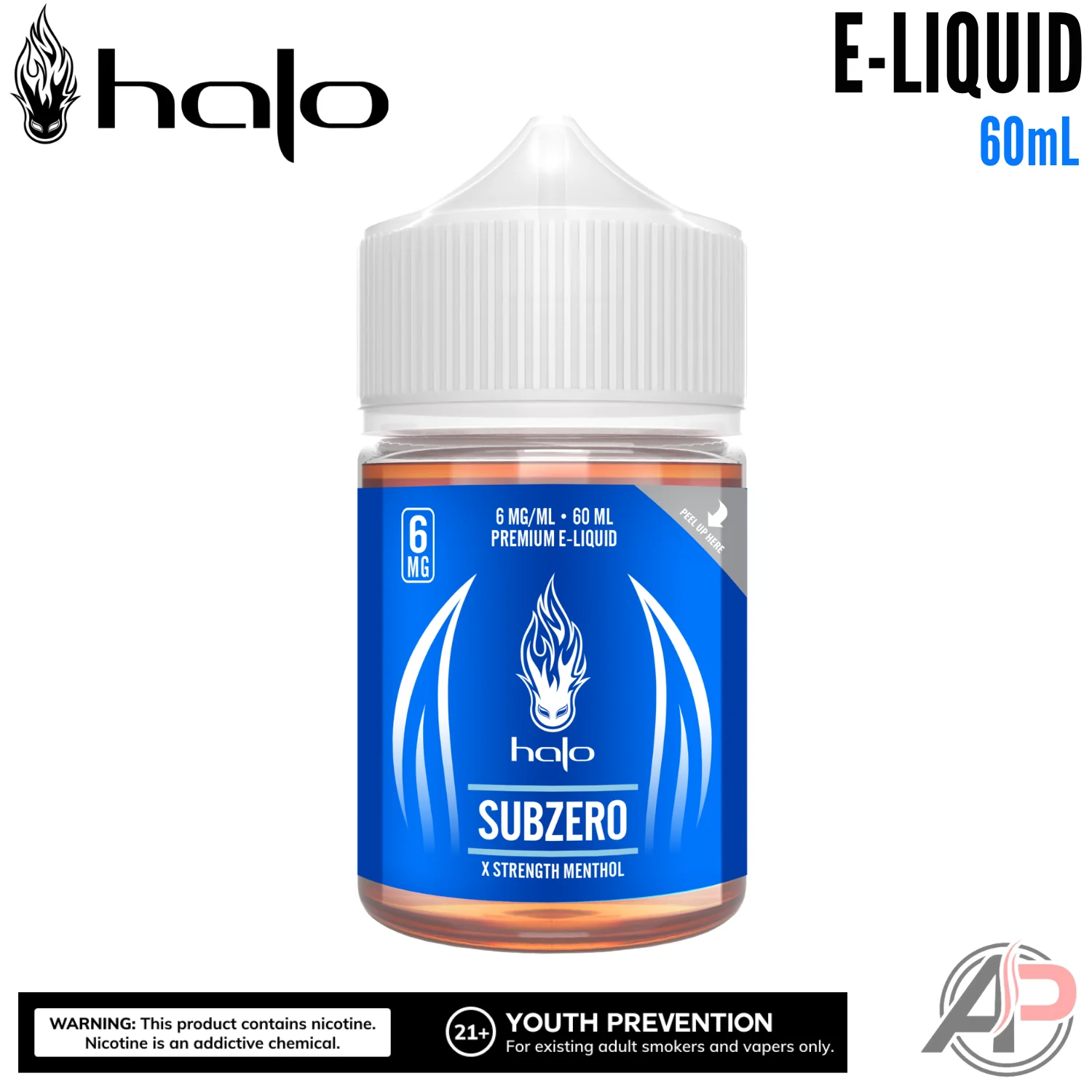 Halo SubZero X Strength Menthol E-Liquid 60ml - Image 3