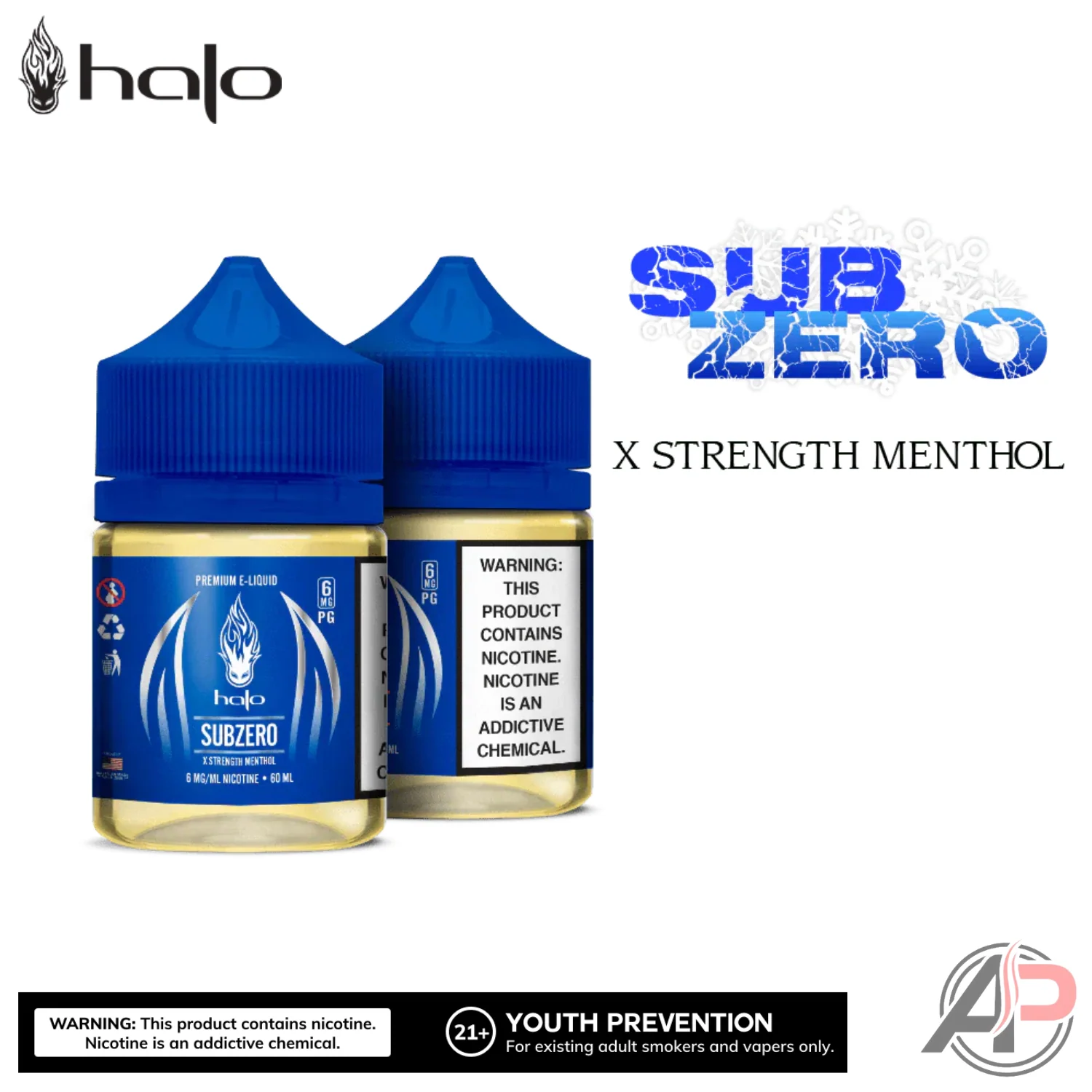 Halo SubZero X Strength Menthol E-Liquid 60ml - Image 4