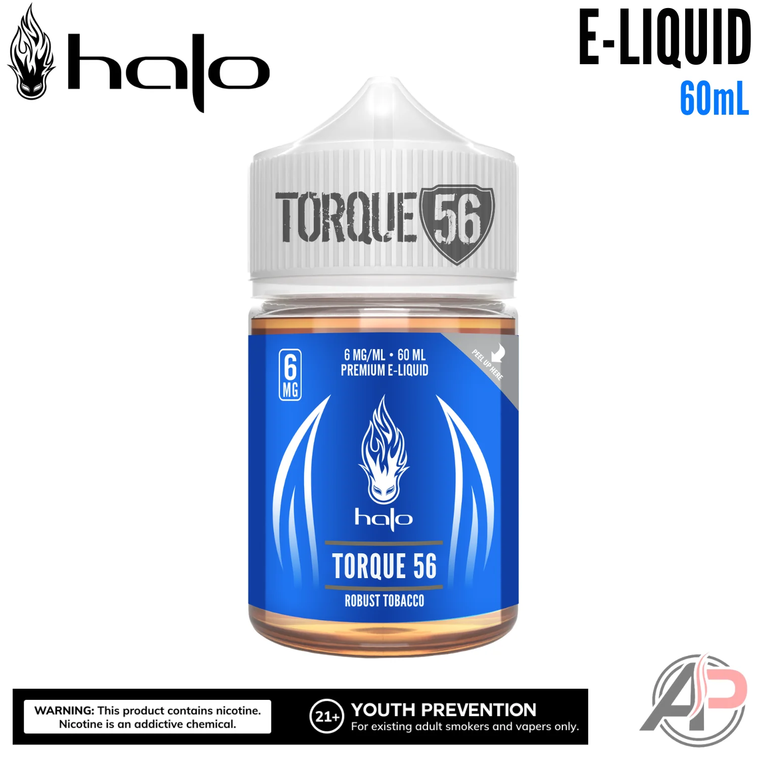 Halo Torque 56 Robust Tobacco E-Liquid 60mL - Image 3