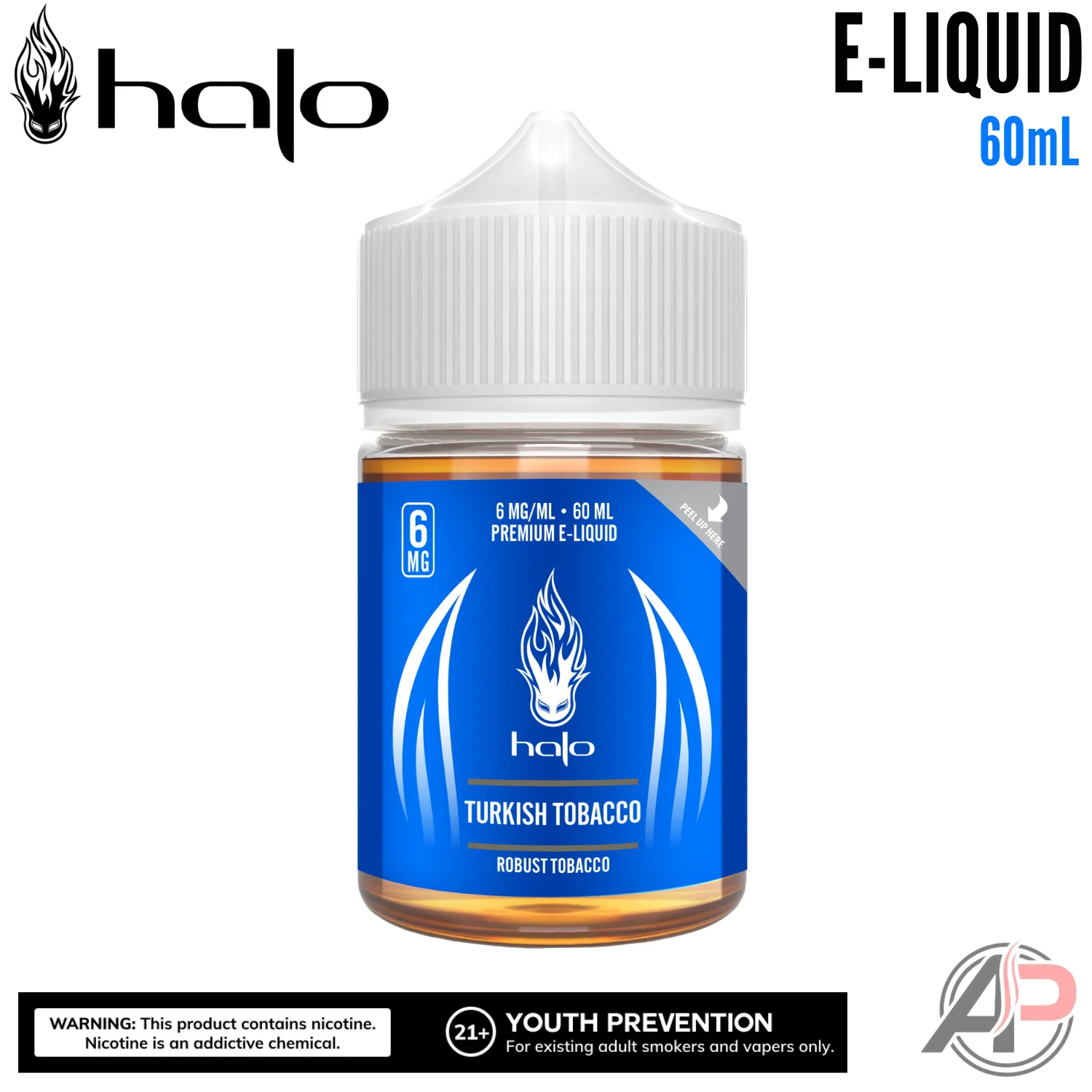 Halo Turkish Tobacco E-Liquid 60mL 12 Bottle Bundle Box - Image 3