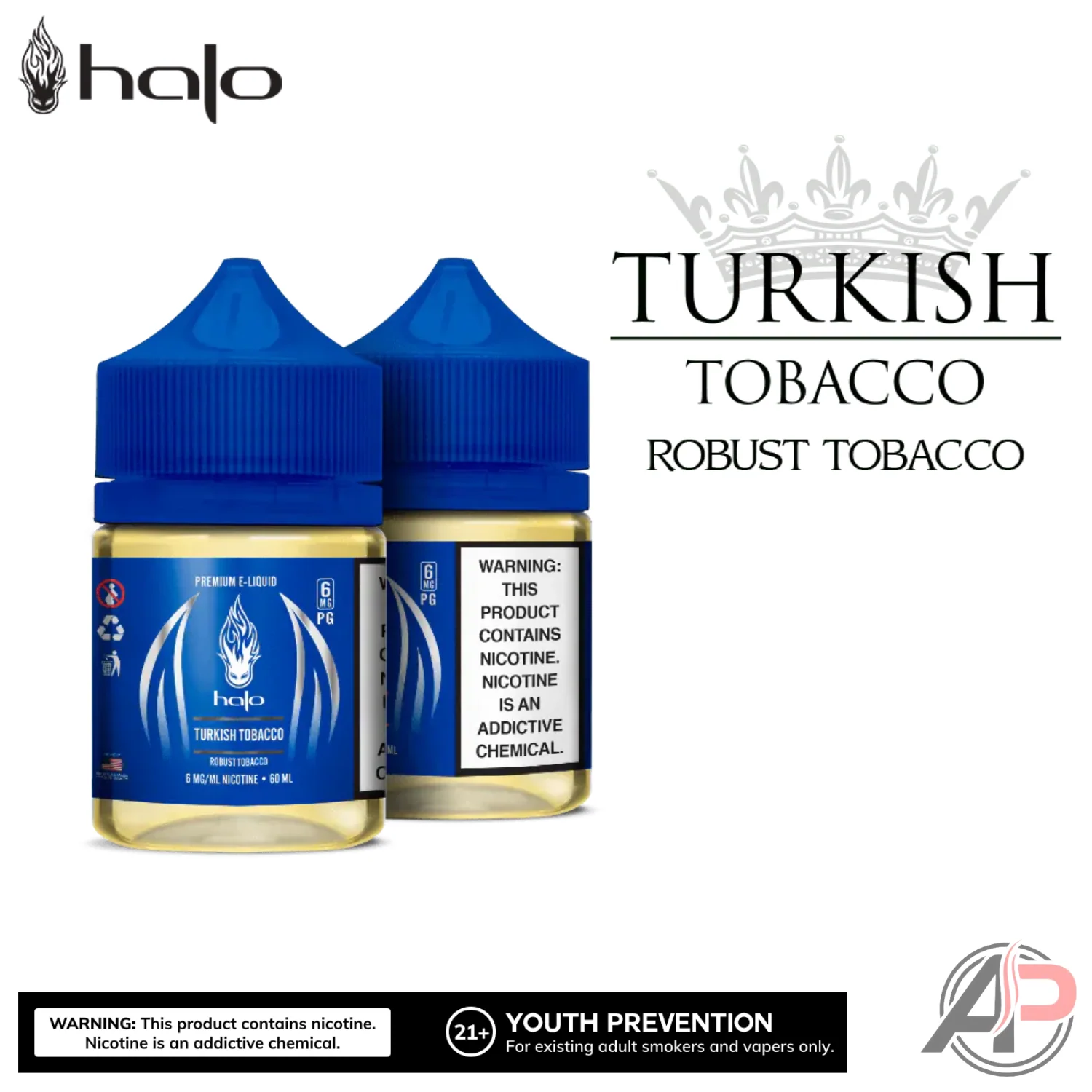 Halo Turkish Tobacco E-Liquid 60ml - Image 4