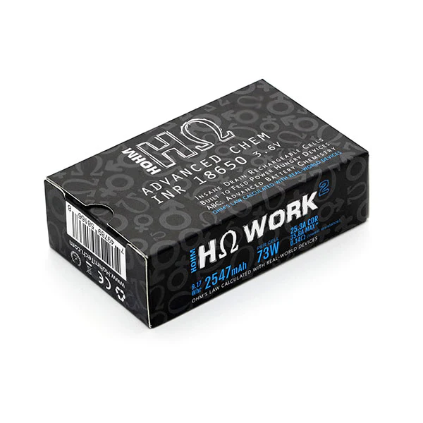 HOHM TECH WORK 2 18650 2547MAH 25.3A - Image 3