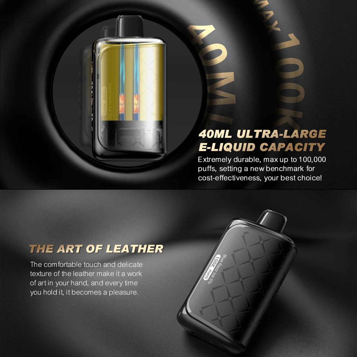 HorizonTech Max 100k Puffs Disposable Vape Device - Image 3