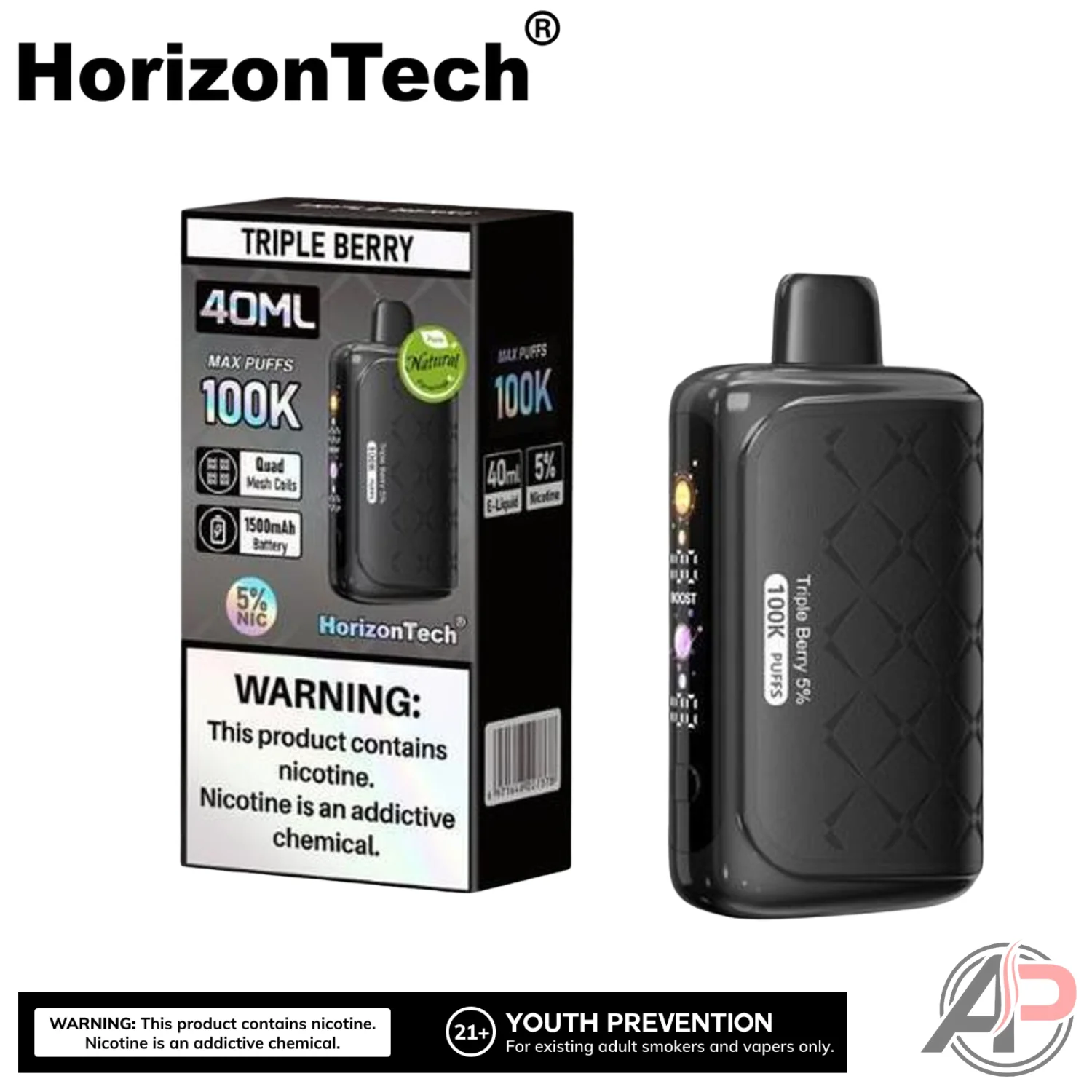 HorizonTech Max 100k Puffs Disposable Vape Device - Image 8