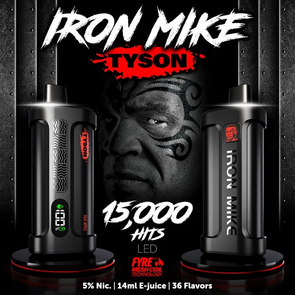 Tyson 2.0 Vape Iron Mike 15000 Puffs Disposable Vape - Image 3