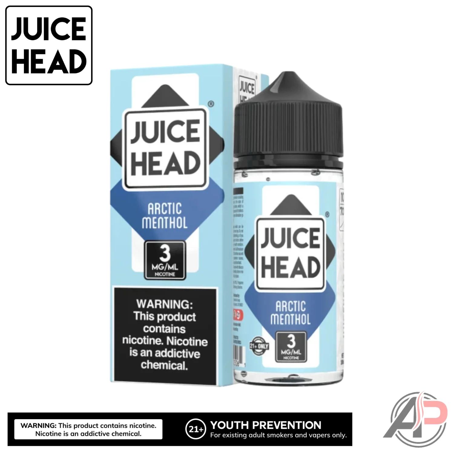 Juice Head Arctic Menthol E-Liquid 100mL - Image 3