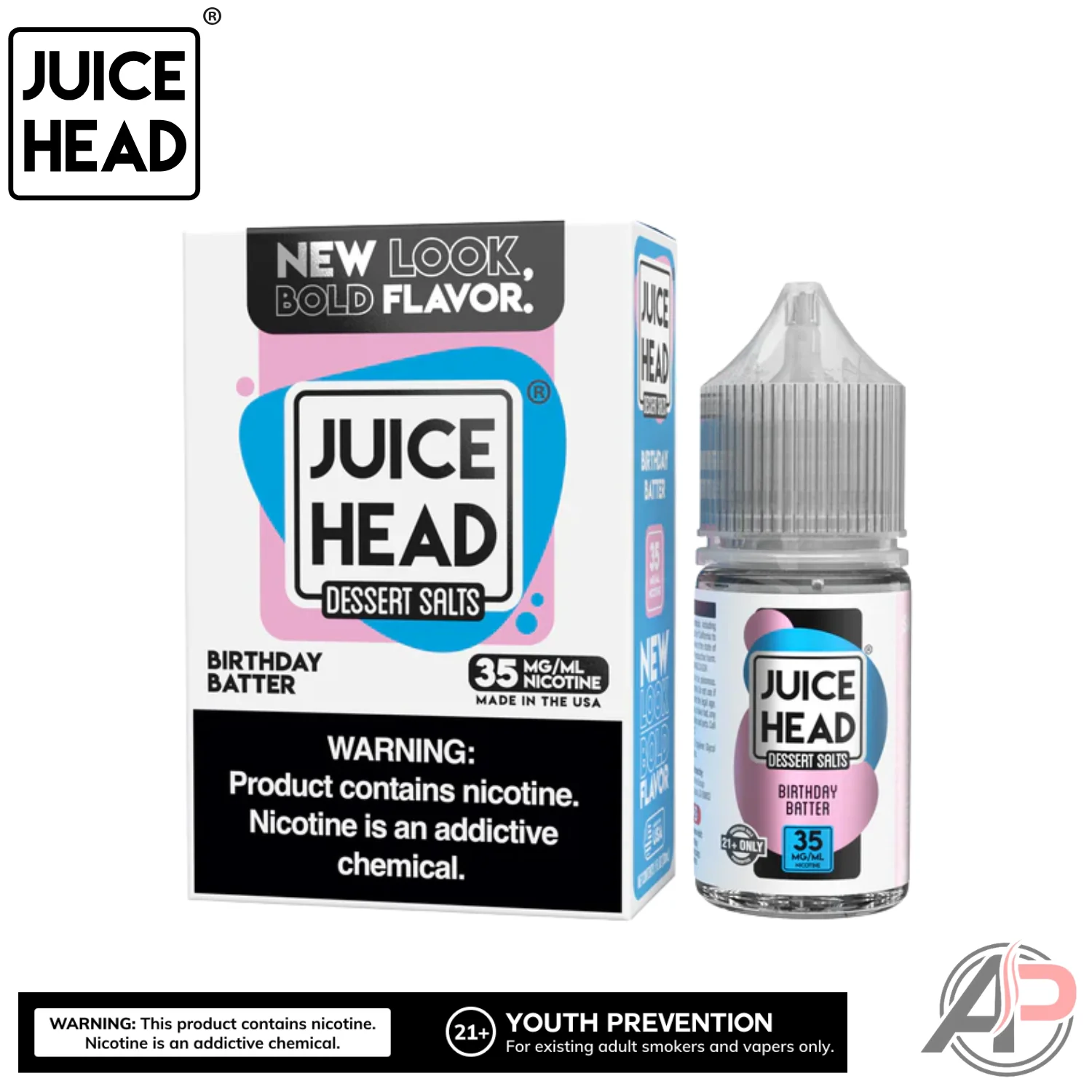 Juice Head Birthday Batter E-Liquid 100mL - Image 2