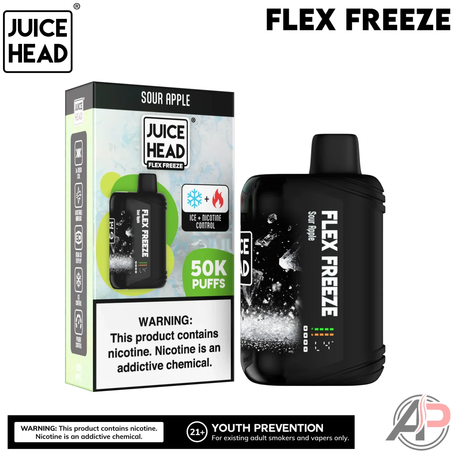 Juice Head Flex Freeze 50,000 Puffs Disposable Vape Device - Image 10