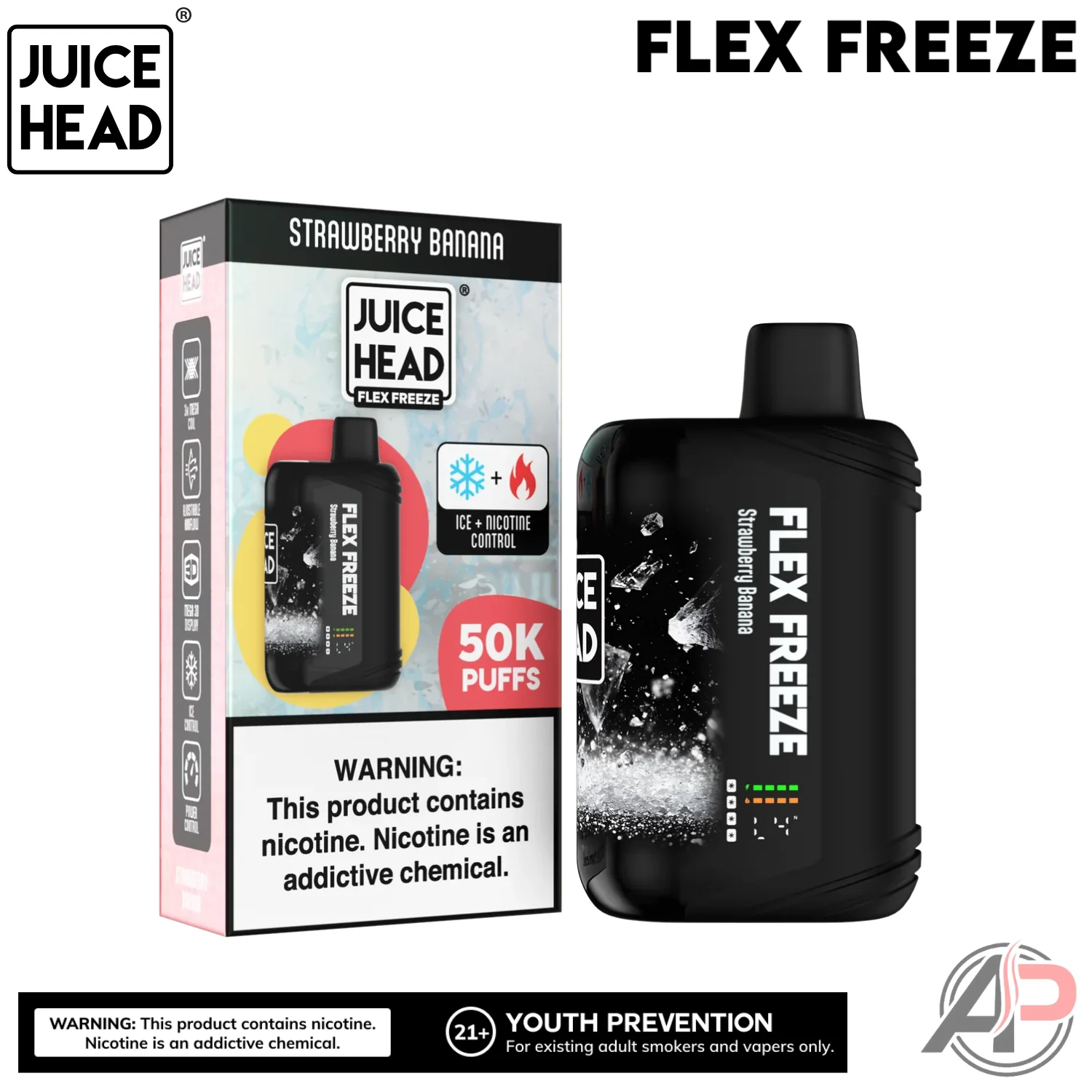 Juice Head Flex Freeze 50,000 Puffs Disposable Vape Device - Image 11