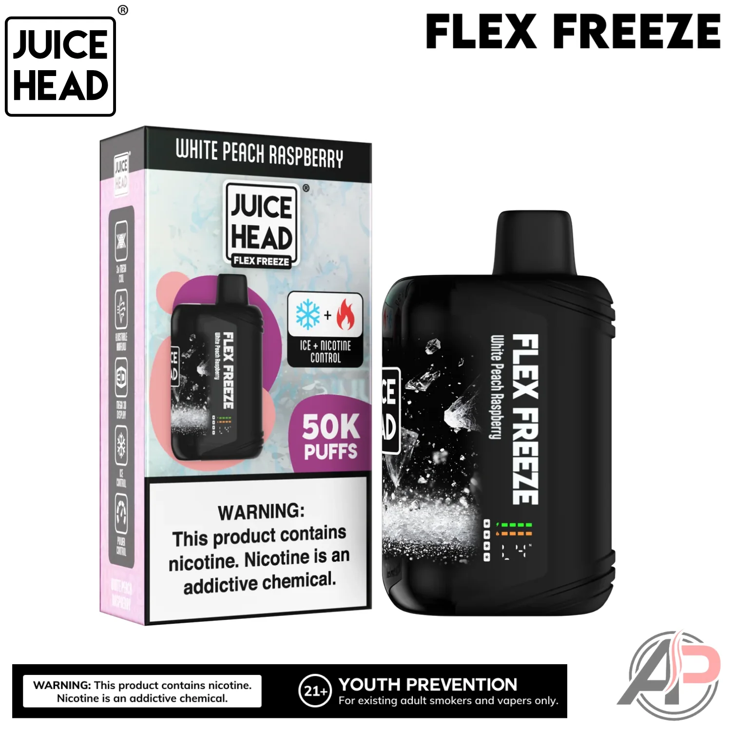 Juice Head Flex Freeze 50,000 Puffs Disposable Vape Device - Image 13