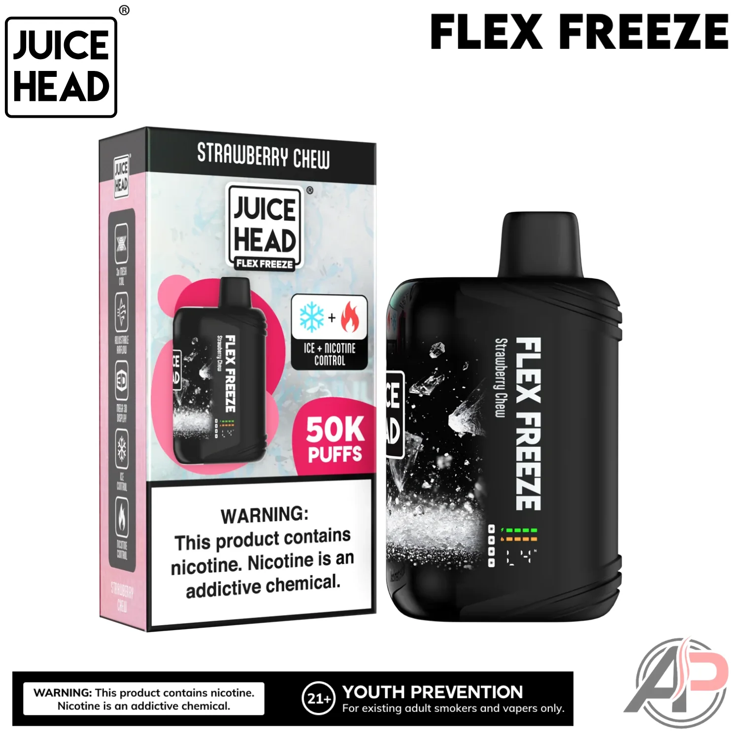 Juice Head Flex Freeze 50,000 Puffs Disposable Vape Device - Image 15