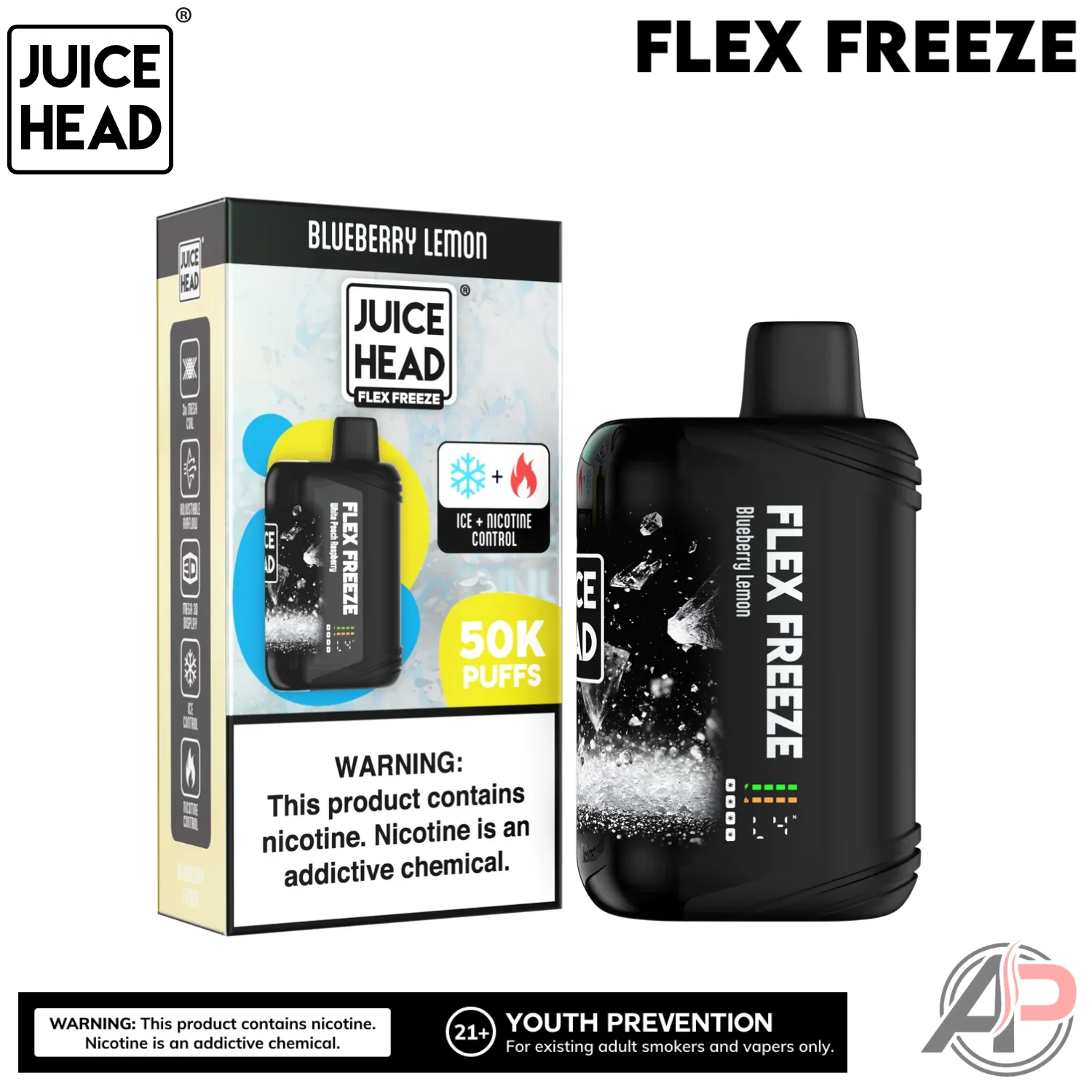Juice Head Flex Freeze 50,000 Puffs Disposable Vape Device - Image 16