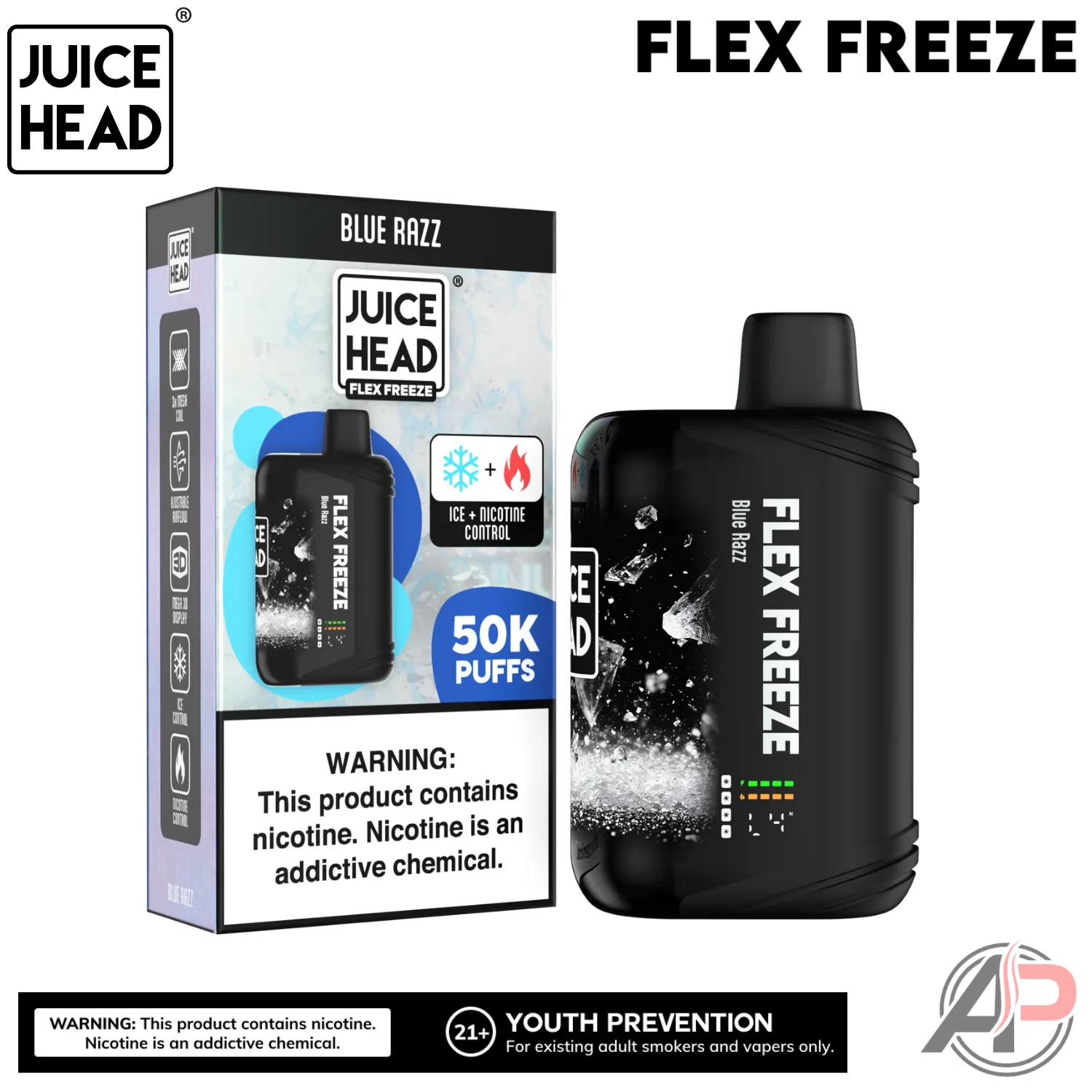 Juice Head Flex Freeze 50,000 Puffs Disposable Vape Device - Image 17