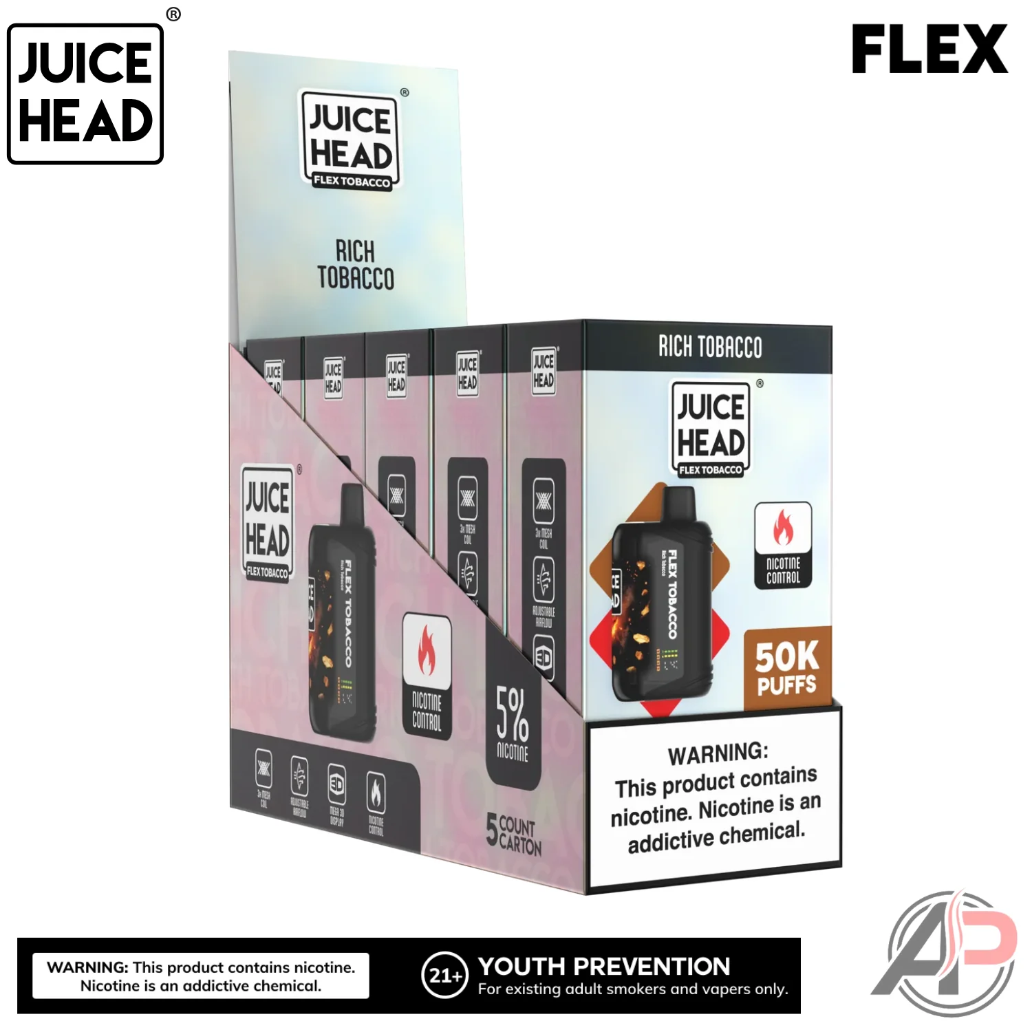 Juice Head Flex Freeze 50,000 Puffs Disposable Vape Device - Image 20