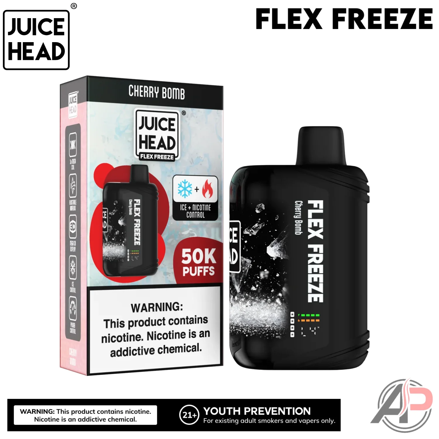Juice Head Flex Freeze 50,000 Puffs Disposable Vape Device - Image 6
