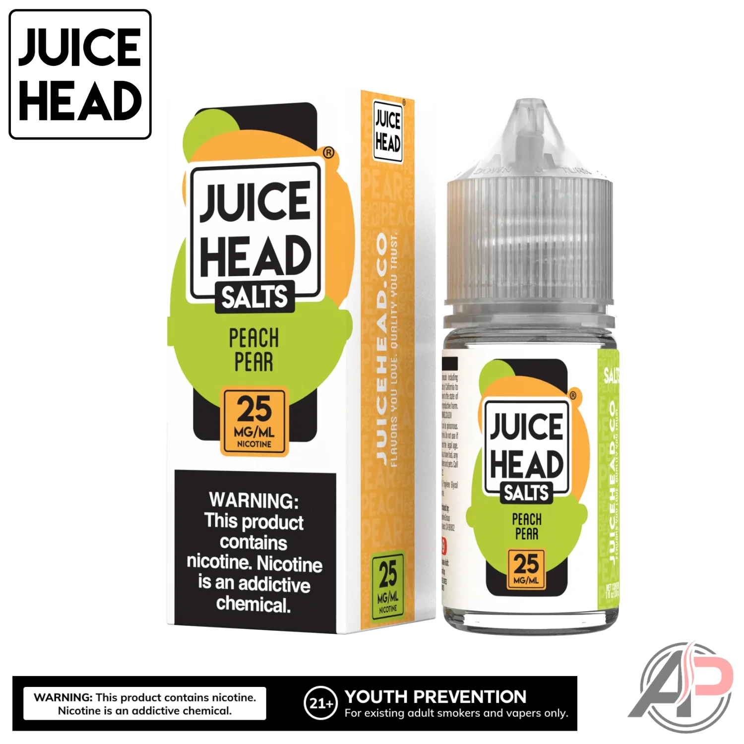 Juice Head Peach Pear E-Liquid 100mL - Image 4