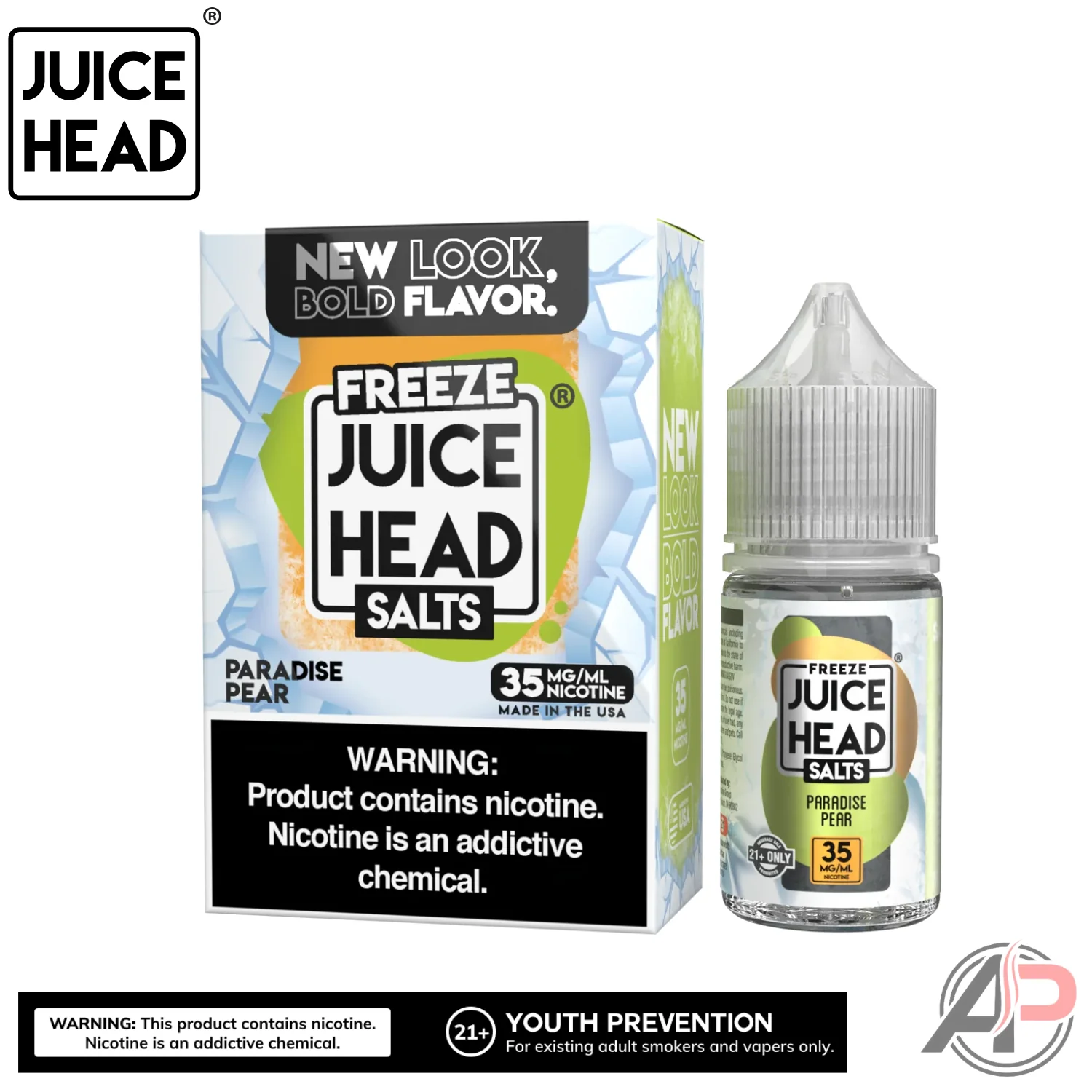 Juice Head Peach Pear Freeze E-Liquid 100mL - Image 2