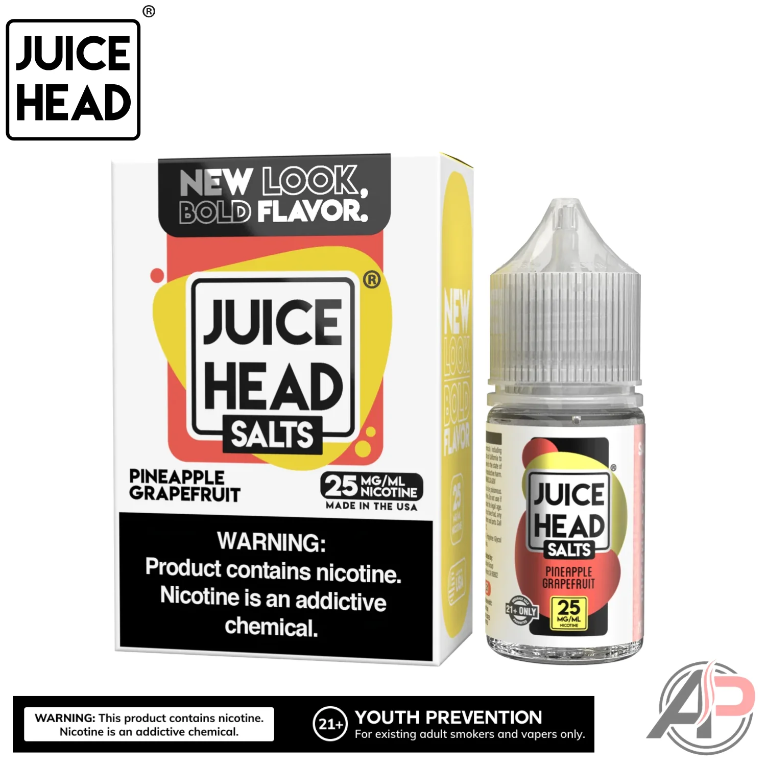 Juice Head Pineapple Grapefruit E-Liquid 100mL - Image 2