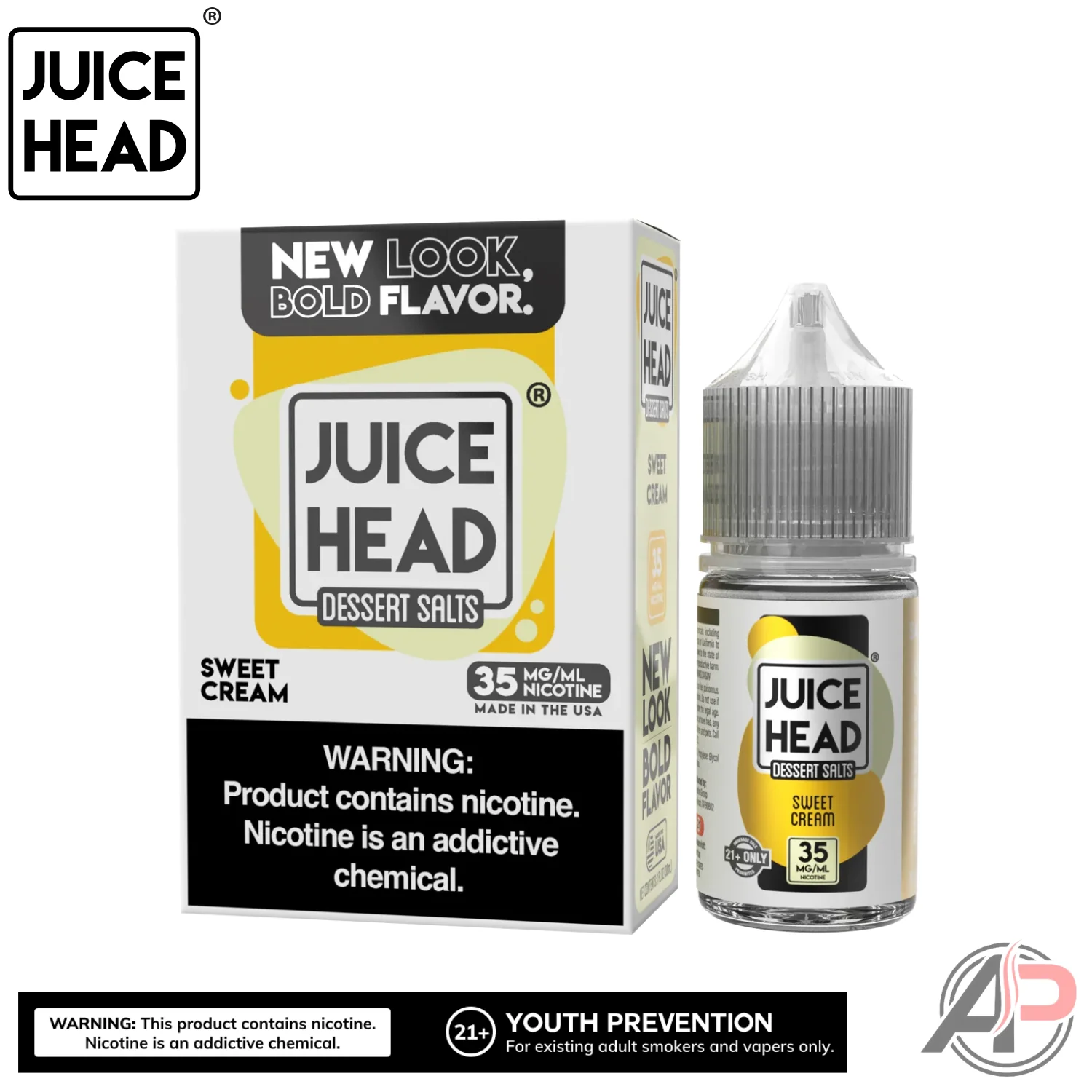 Juice Head Sweet Cream E-Liquid 100mL - Image 2