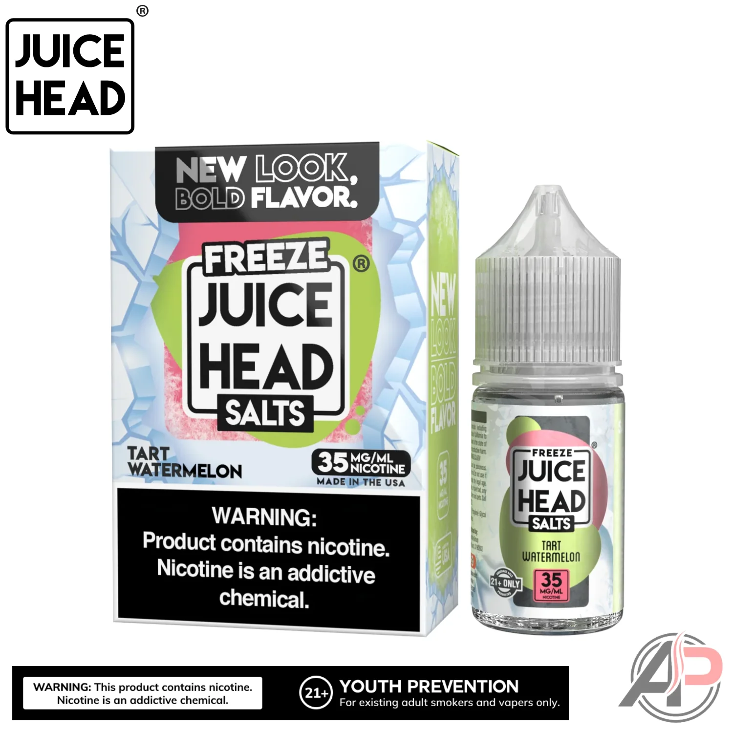 Juice Head Watermelon Lime Freeze E-Liquid 100mL - Image 2