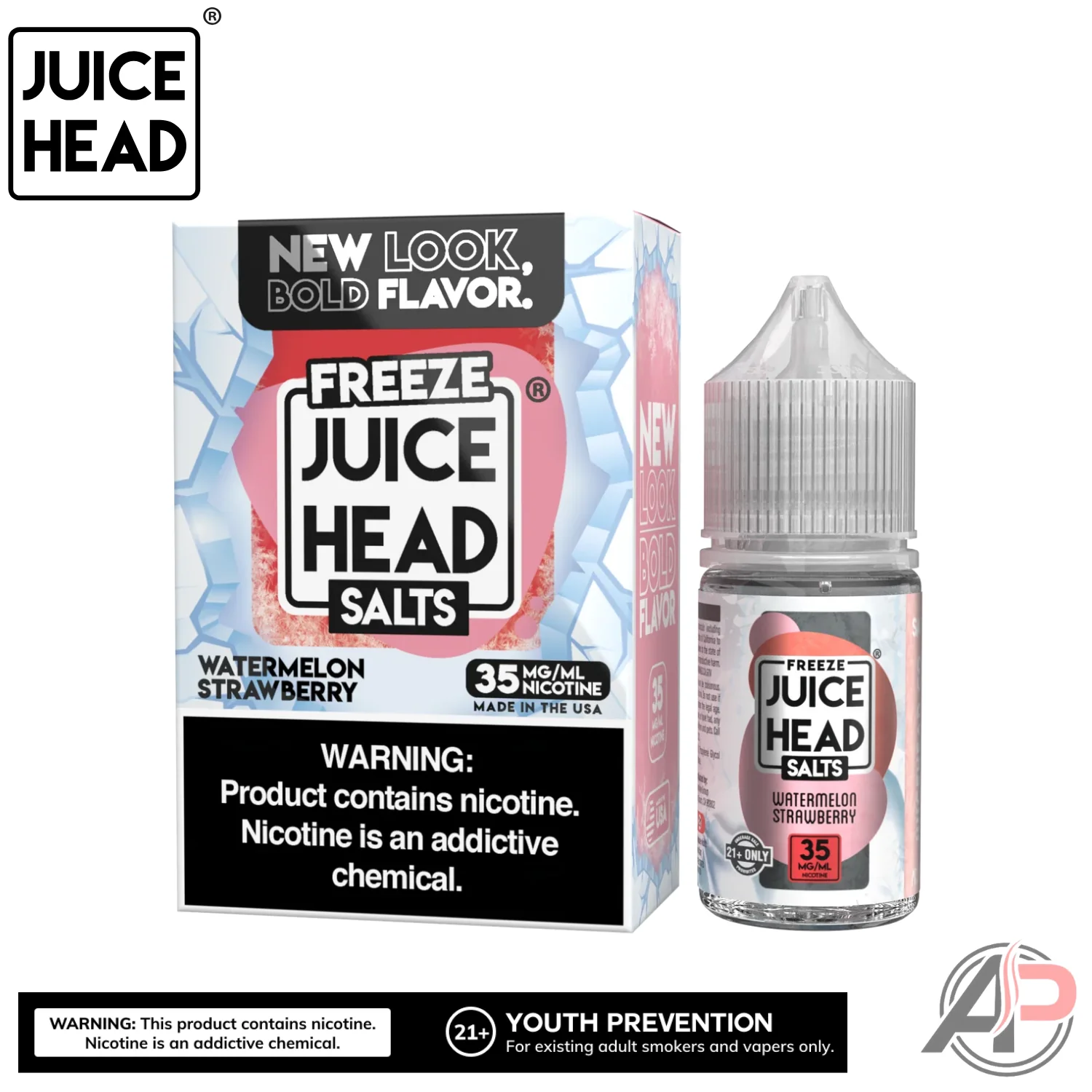 Juice Head Watermelon Strawberry Freeze E-Liquid 100mL - Image 2