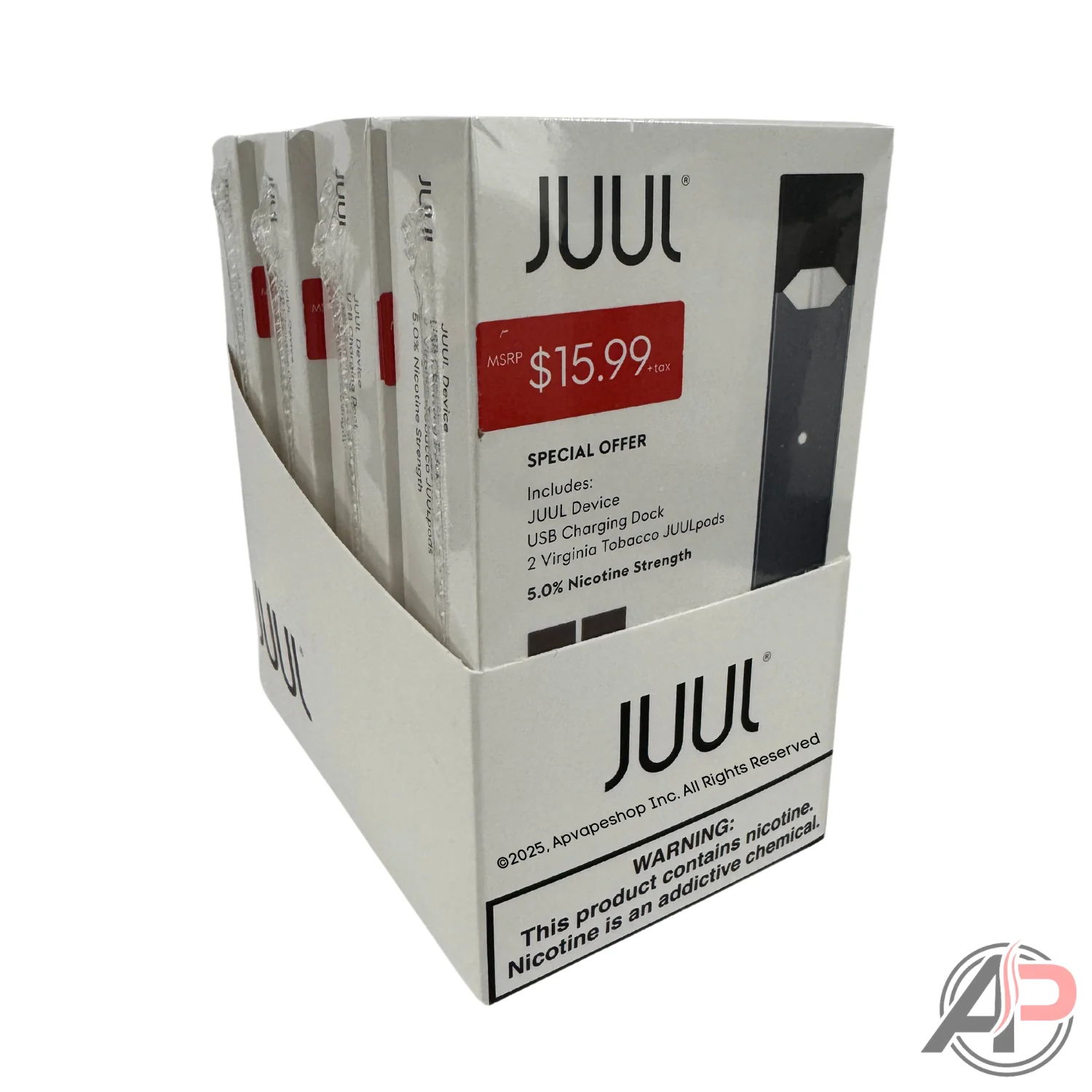 JUUL Virginia Tobacco Starter Kit 2 Pods + Device - Image 3