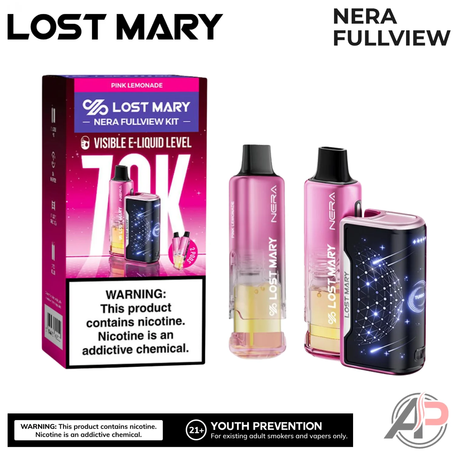 Lost Mary Nera Fullview 70k Puffs Disposable Vape Device Kit - Image 13