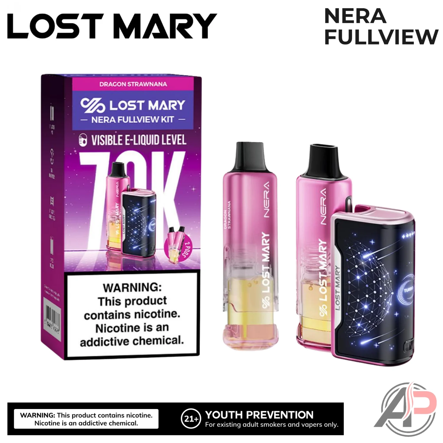 Lost Mary Nera Fullview 70k Puffs Disposable Vape Device Kit - Image 14