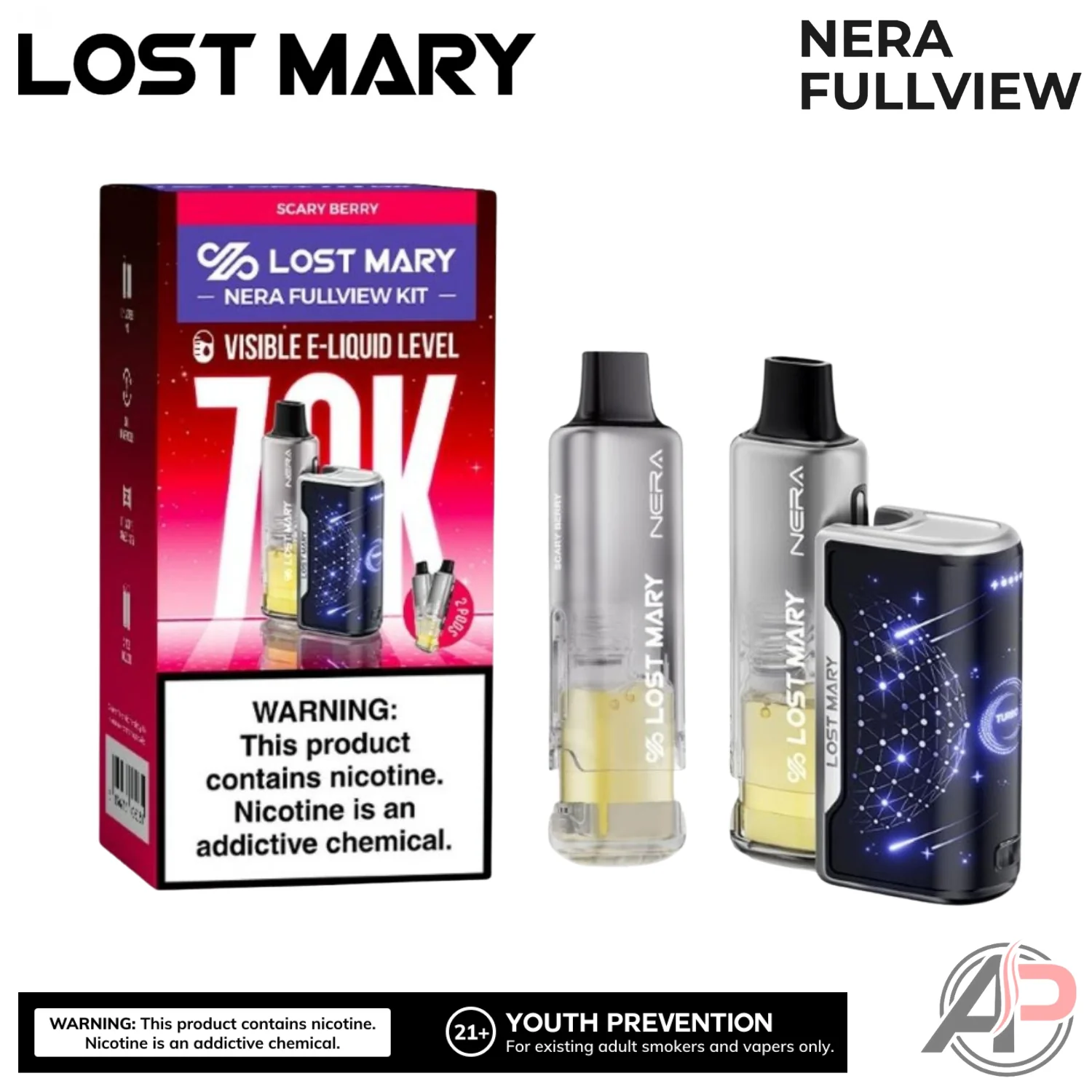 Lost Mary Nera Fullview 70k Puffs Disposable Vape Device Kit - Image 18