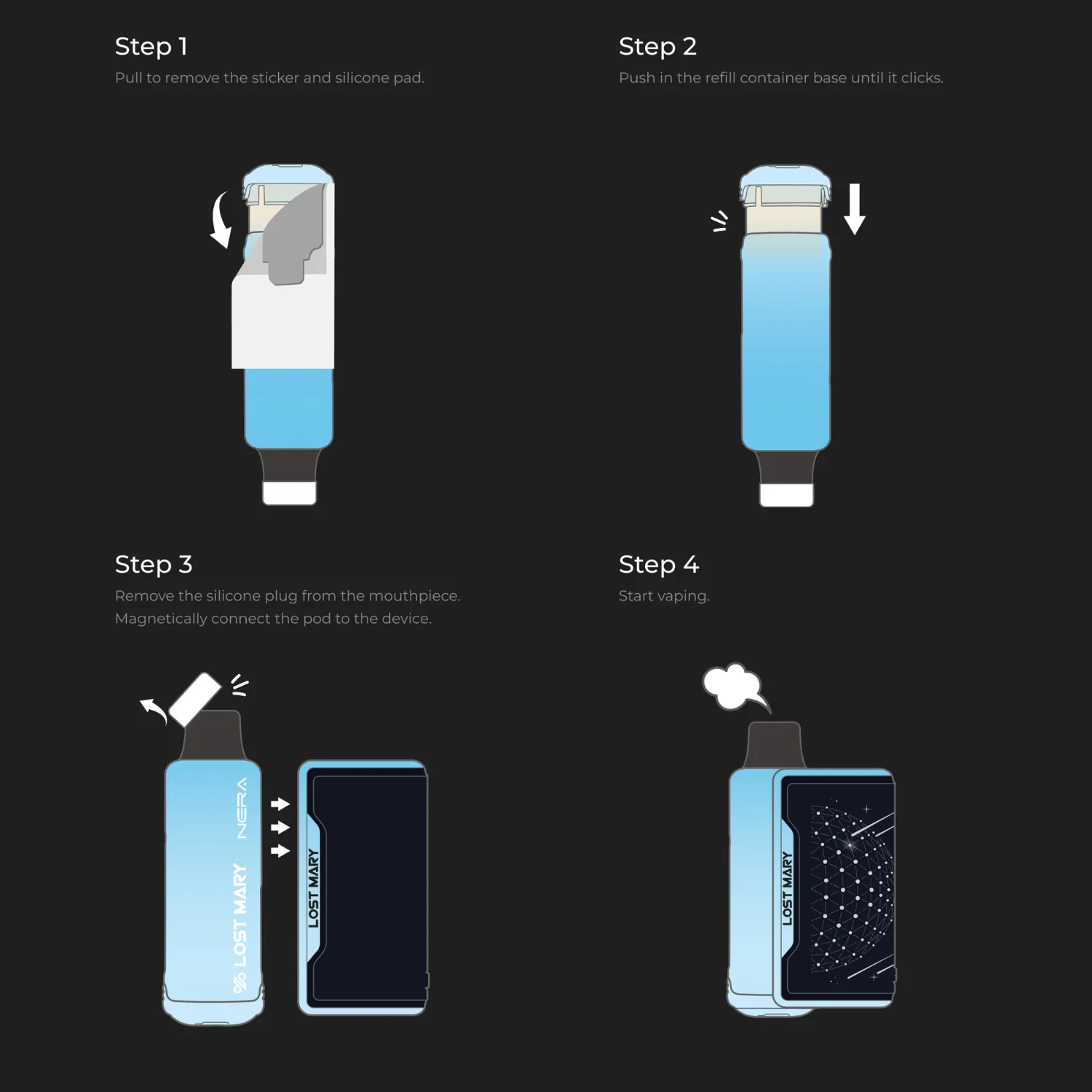 Lost Mary Nera Fullview 70k Puffs Disposable Vape Device Kit - Image 5