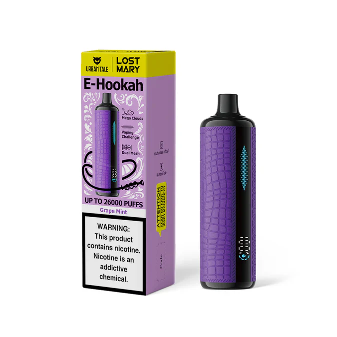 Lost Mary Urban Tale E-Hookah 26000 Puffs Disposable Vape Device - Image 7