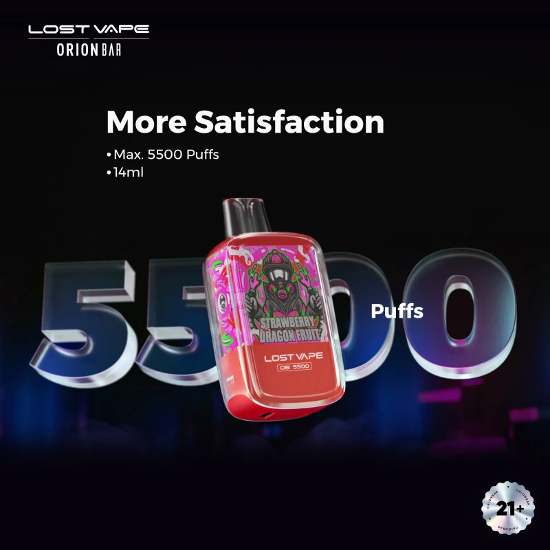 Lost Vape OB5500 Disposable Vape Device - Image 4