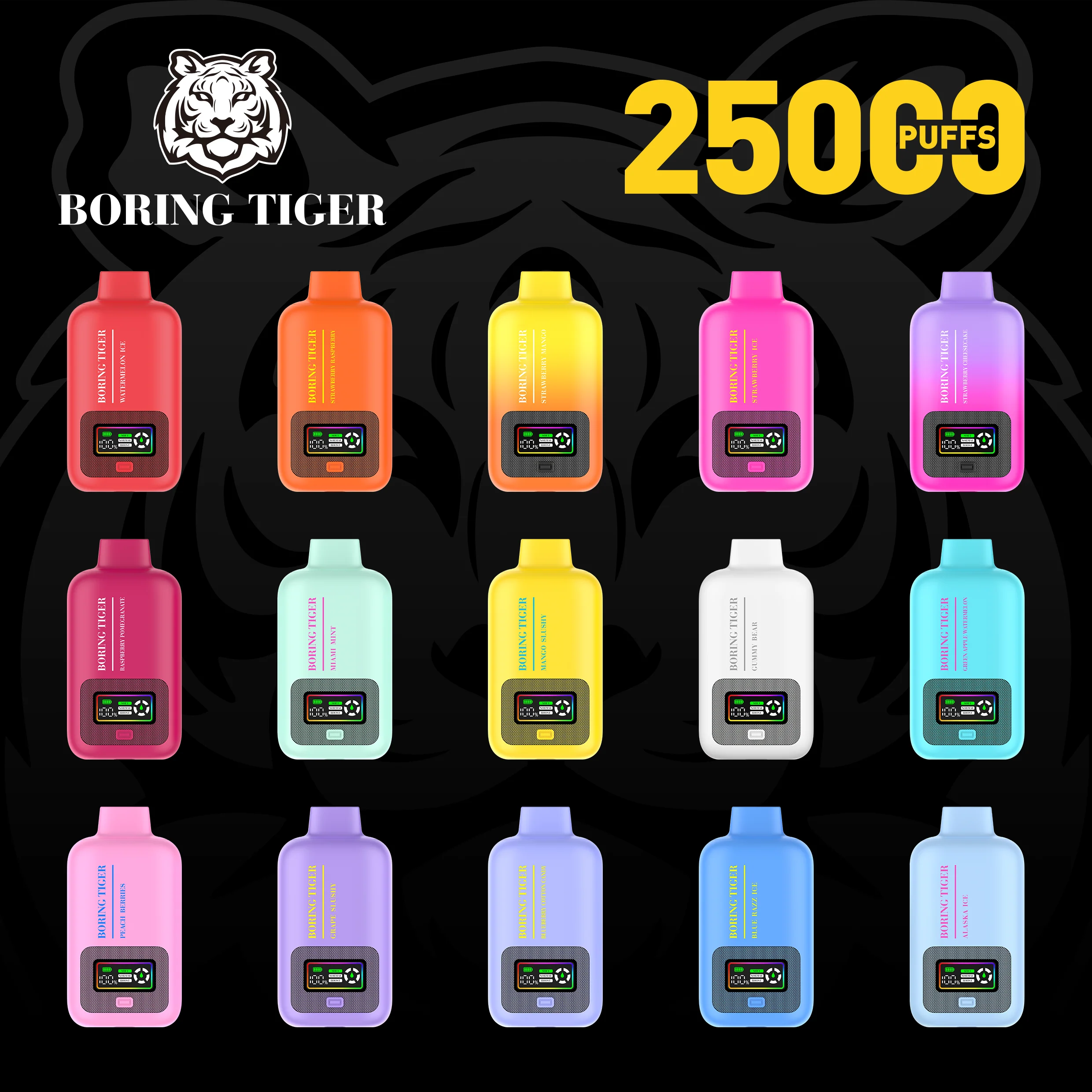 Boring Tiger 25000 Puffs Disposable Vape Device - Image 4