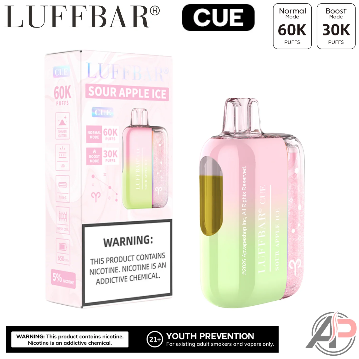 LuffBar Cue 60,000 Puffs Disposable Vape Device - Image 10