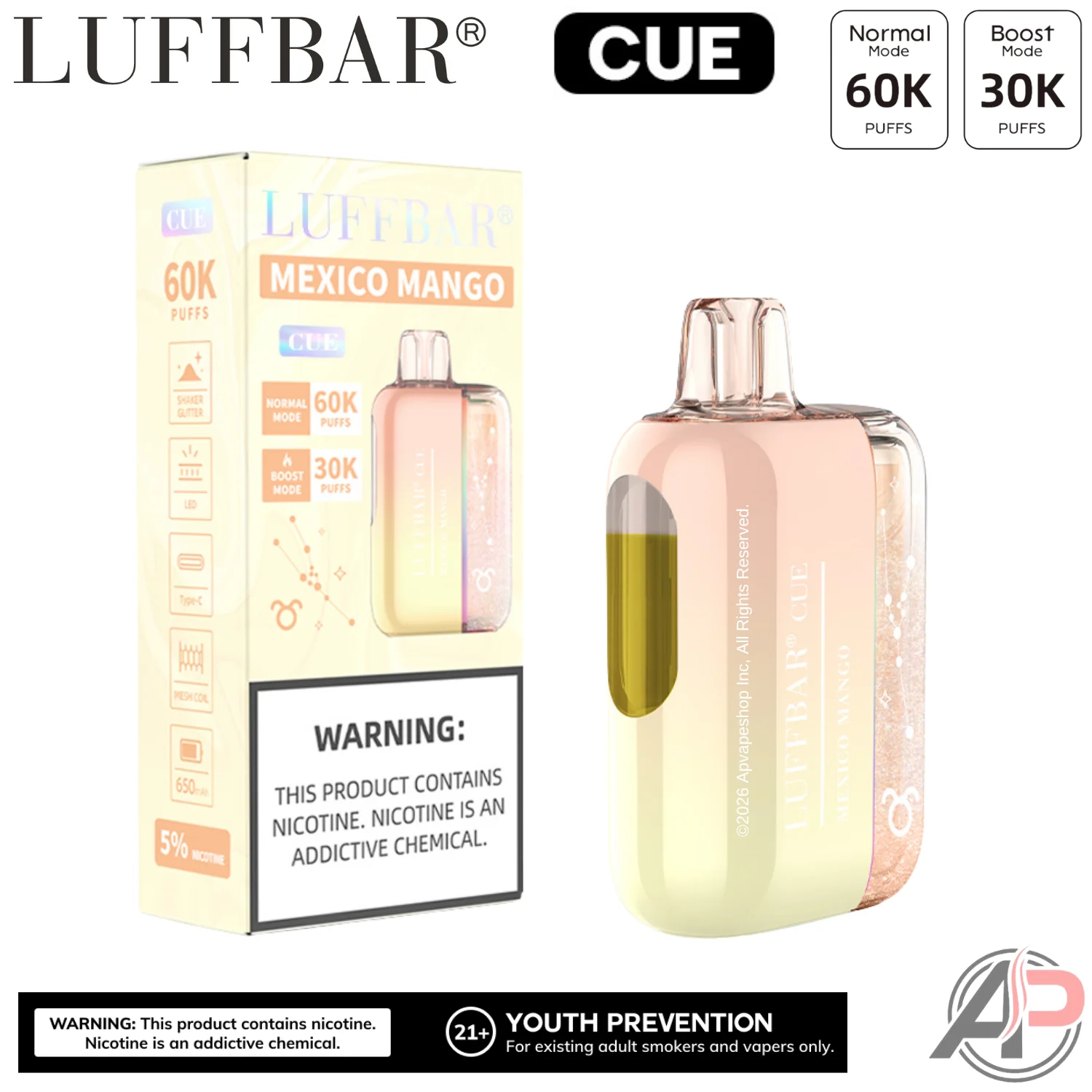 LuffBar Cue 60,000 Puffs Disposable Vape Device - Image 12
