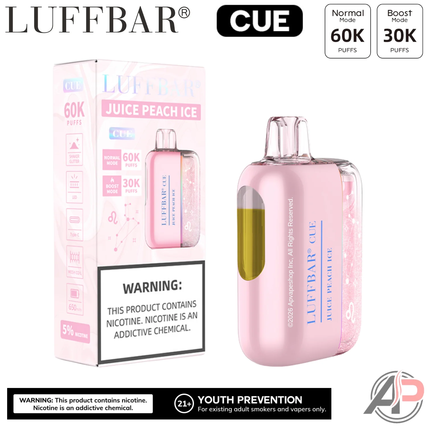 LuffBar Cue 60,000 Puffs Disposable Vape Device - Image 13