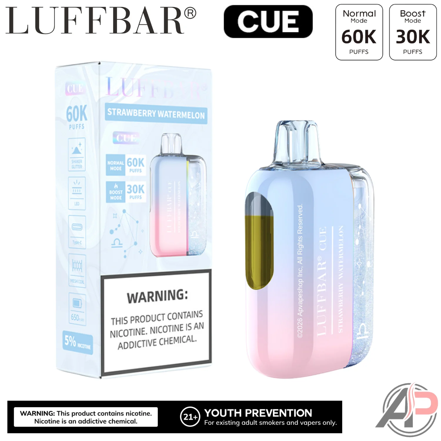 LuffBar Cue 60,000 Puffs Disposable Vape Device - Image 6