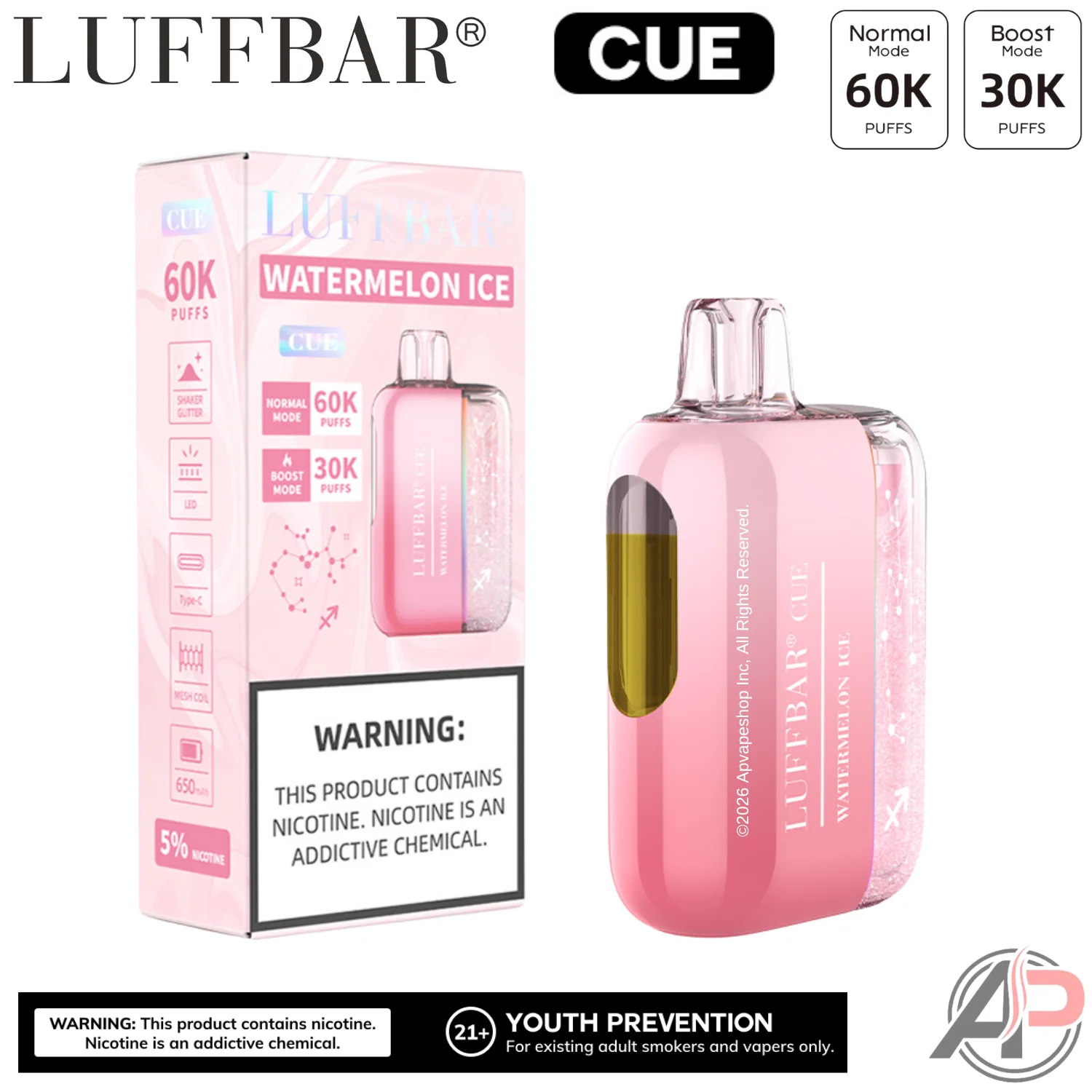 LuffBar Cue 60,000 Puffs Disposable Vape Device - Image 7