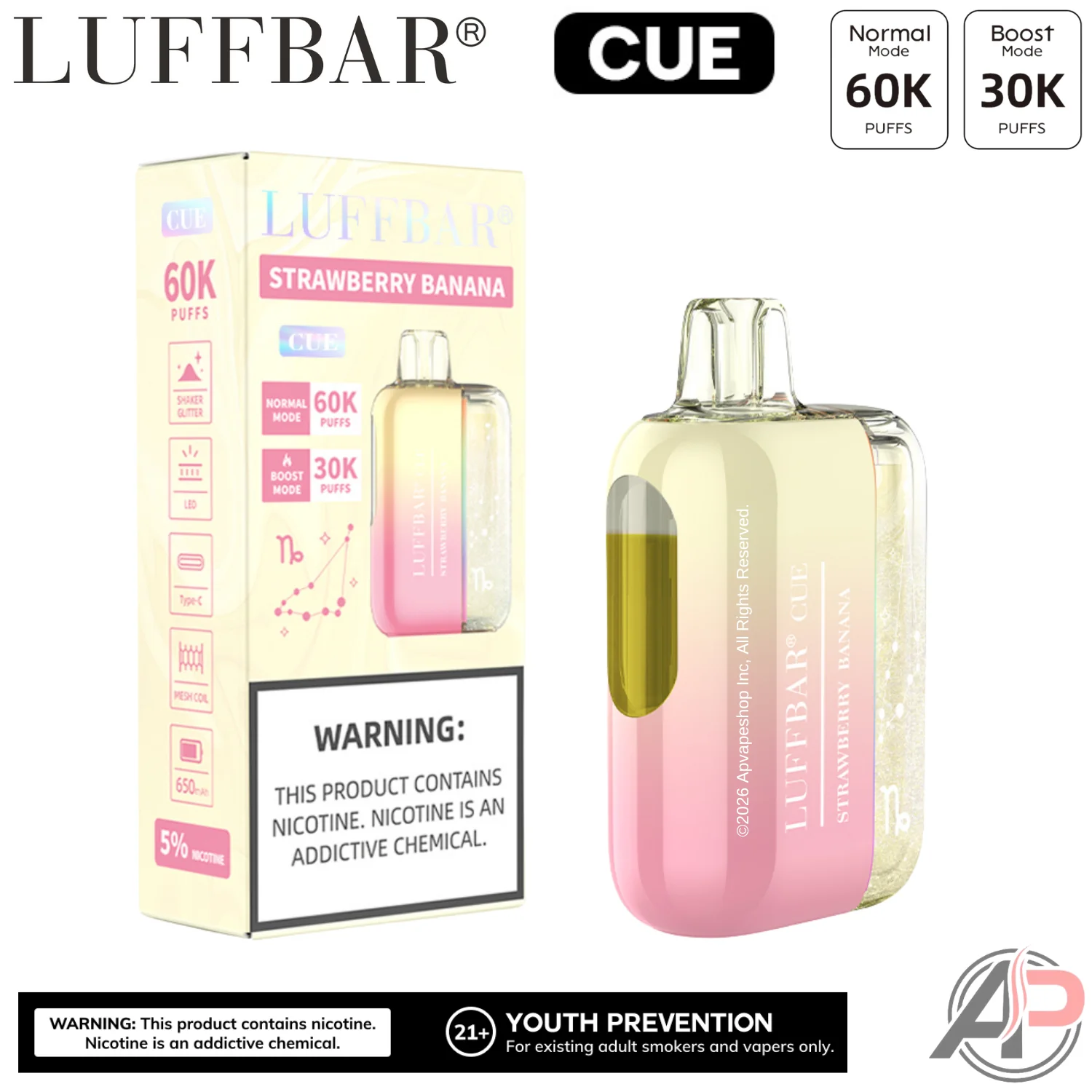 LuffBar Cue 60,000 Puffs Disposable Vape Device - Image 8