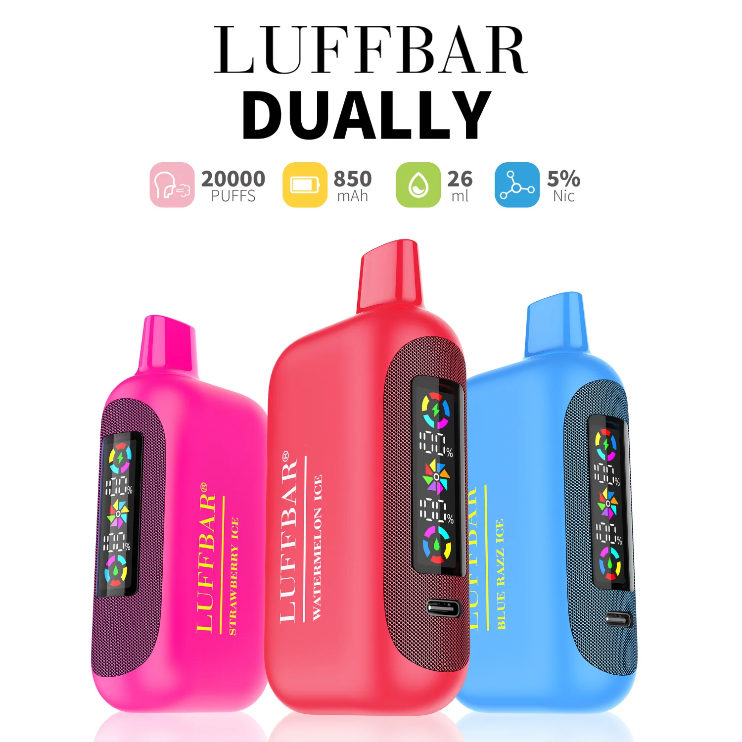 LuffBar Dually 20000 Puffs Disposable Vape Device - Image 22
