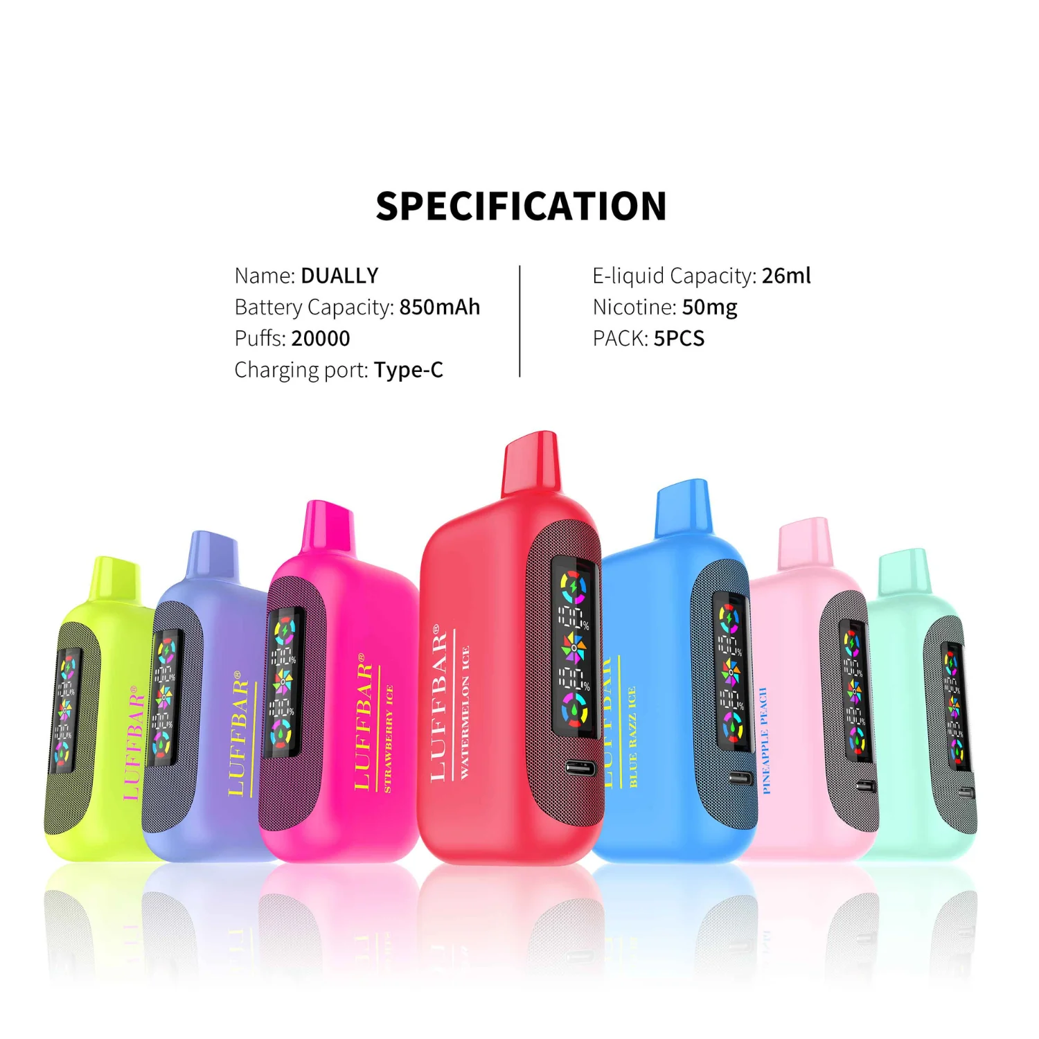 LuffBar Dually 20000 Puffs Disposable Vape Device - Image 28