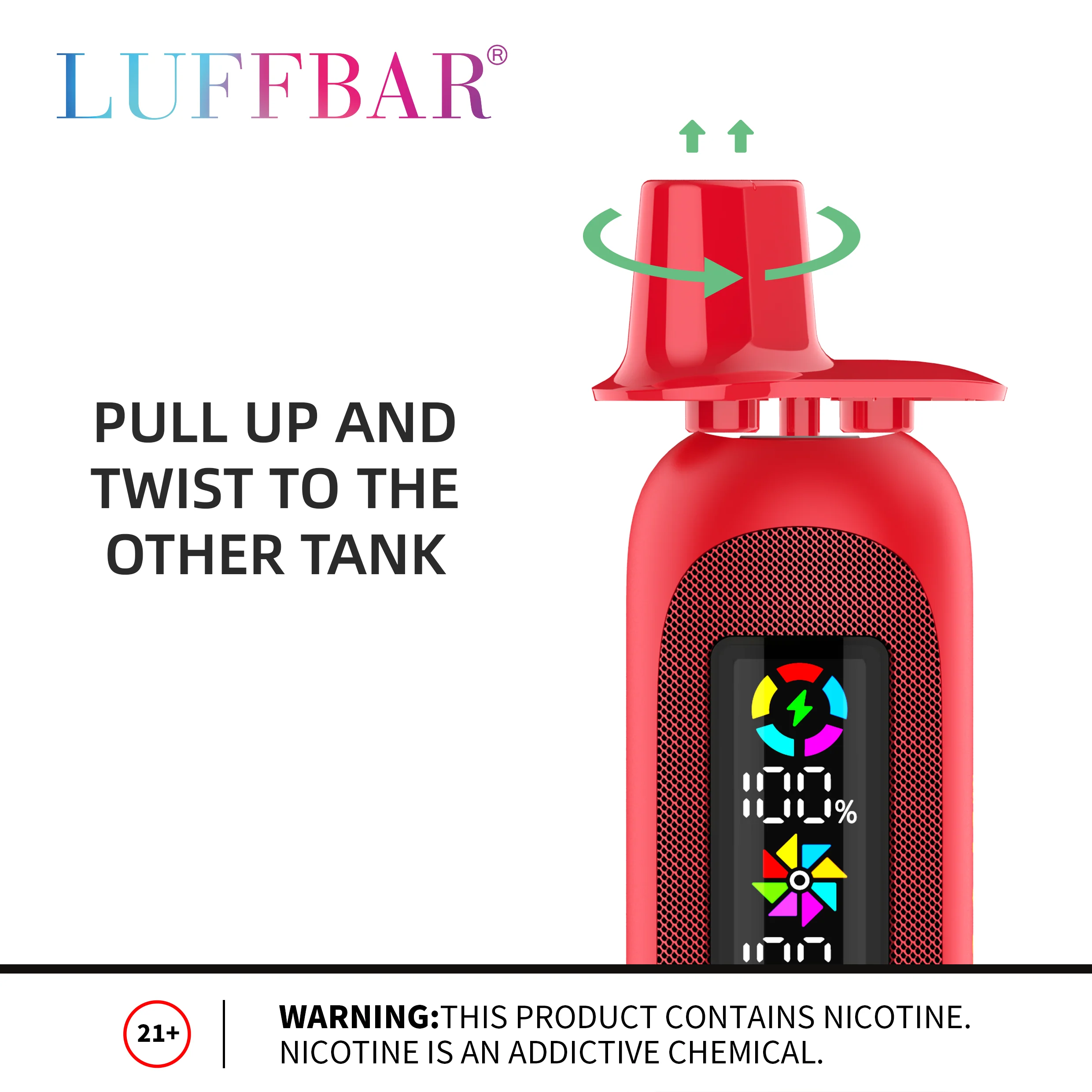 LuffBar Dually 20000 Puffs Disposable Vape Device - Image 6