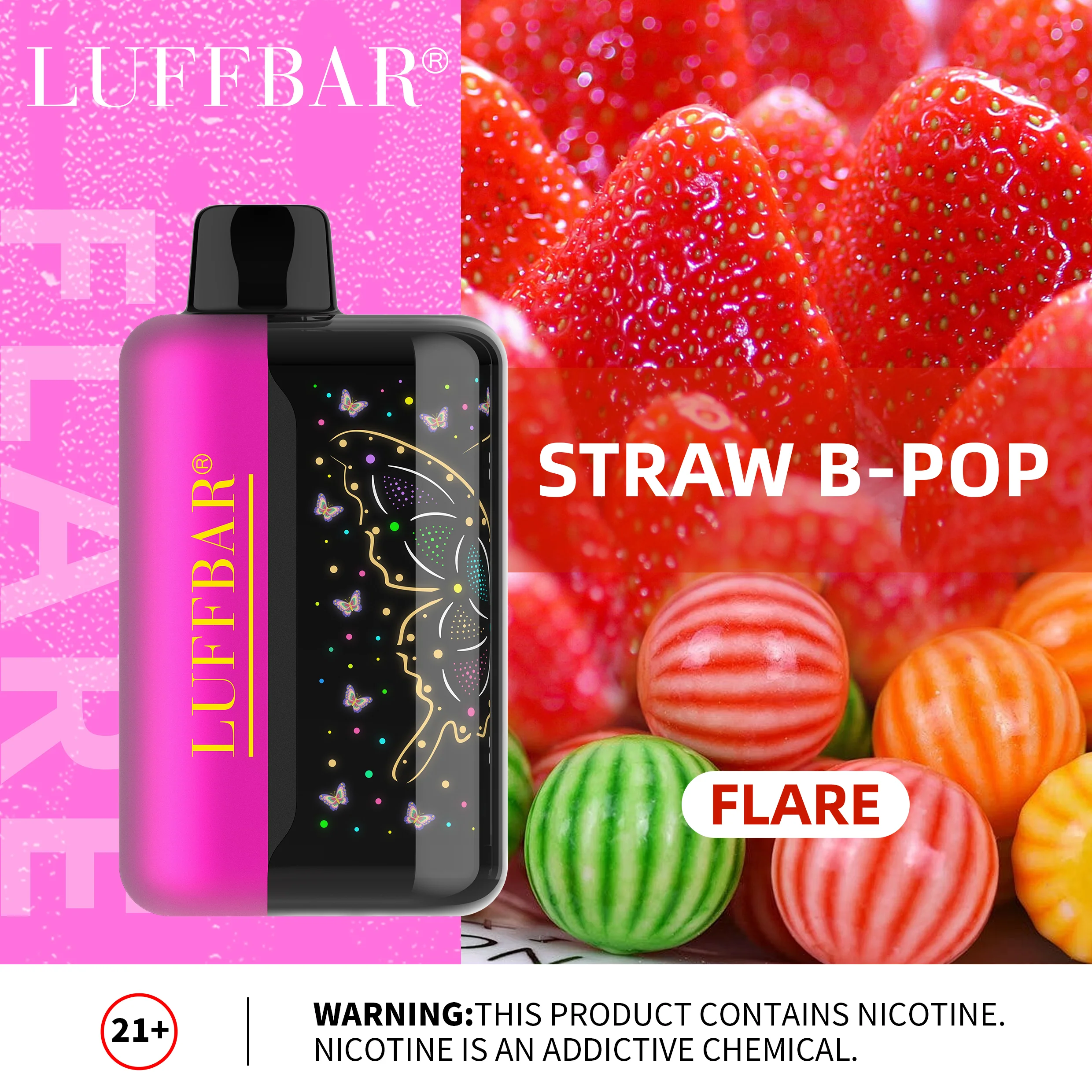 Luffbar Flare 40000 Puffs Disposable Vape Device - Image 24