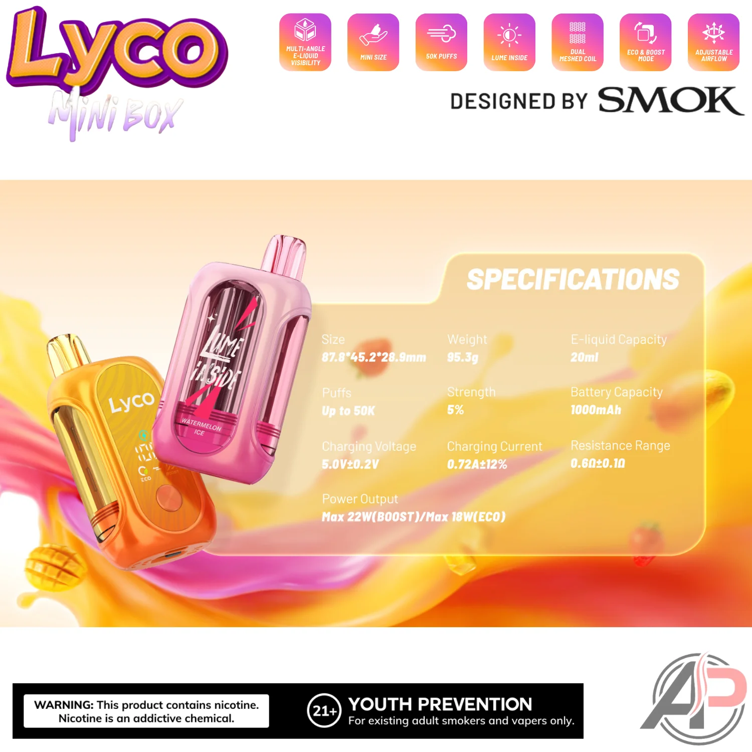 Lyco Mini Box 50,000 Puffs Disposable Vape Device - Image 11