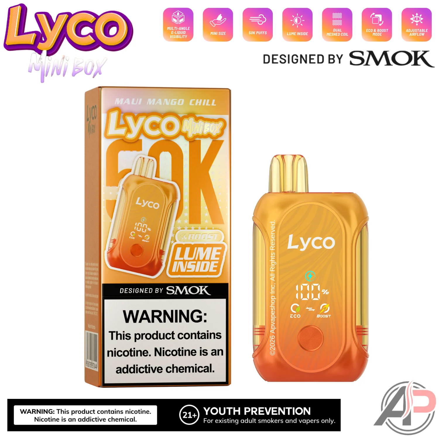 Lyco Mini Box 50,000 Puffs Disposable Vape Device - Image 13