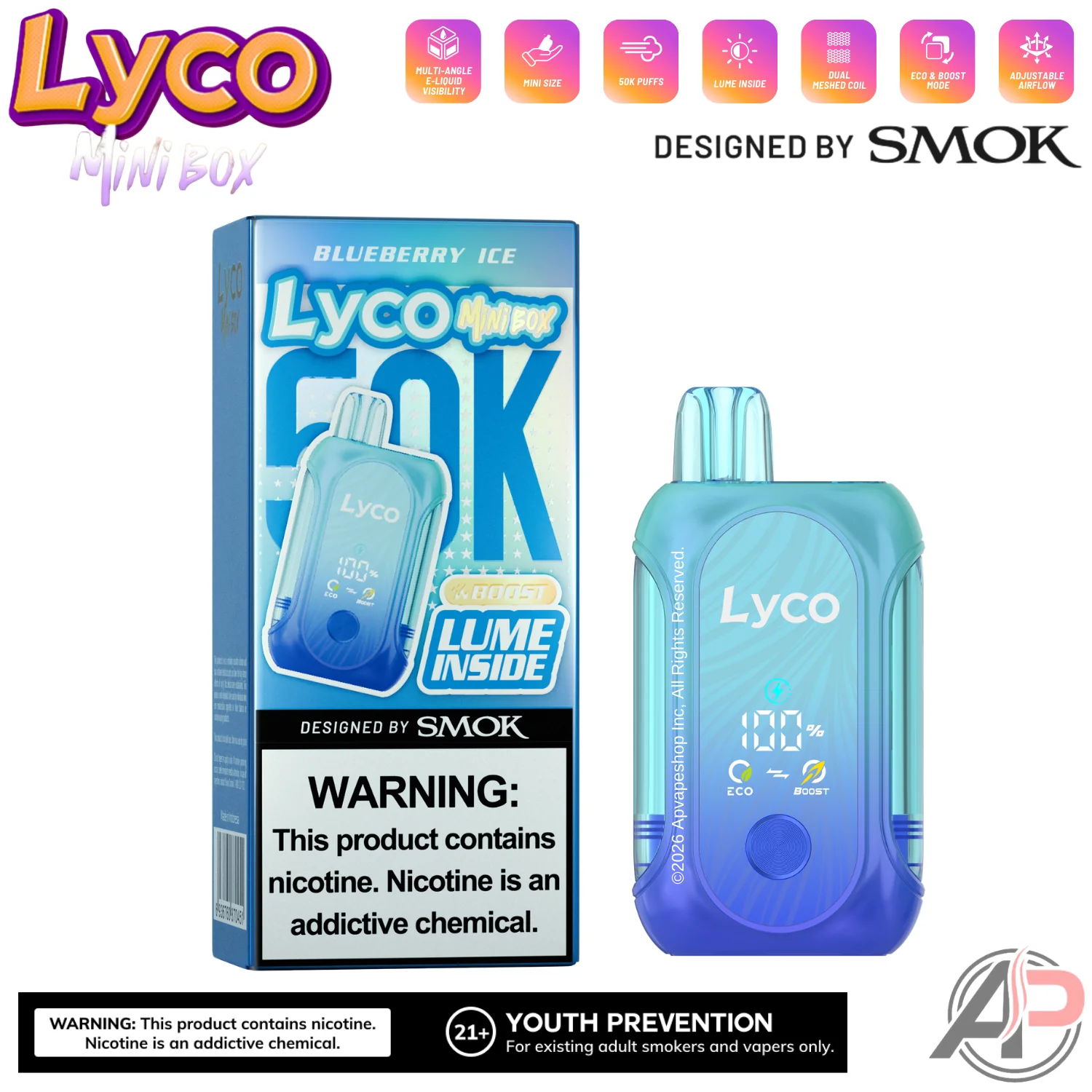 Lyco Mini Box 50,000 Puffs Disposable Vape Device - Image 14