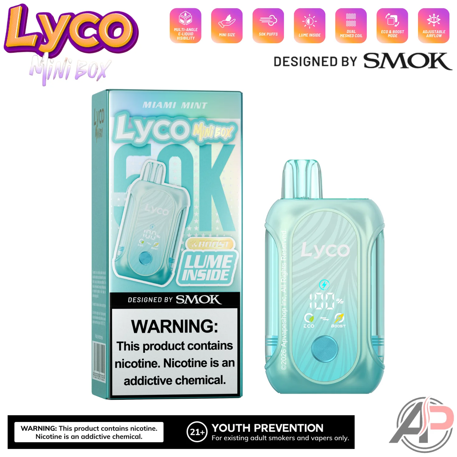 Lyco Mini Box 50,000 Puffs Disposable Vape Device - Image 17