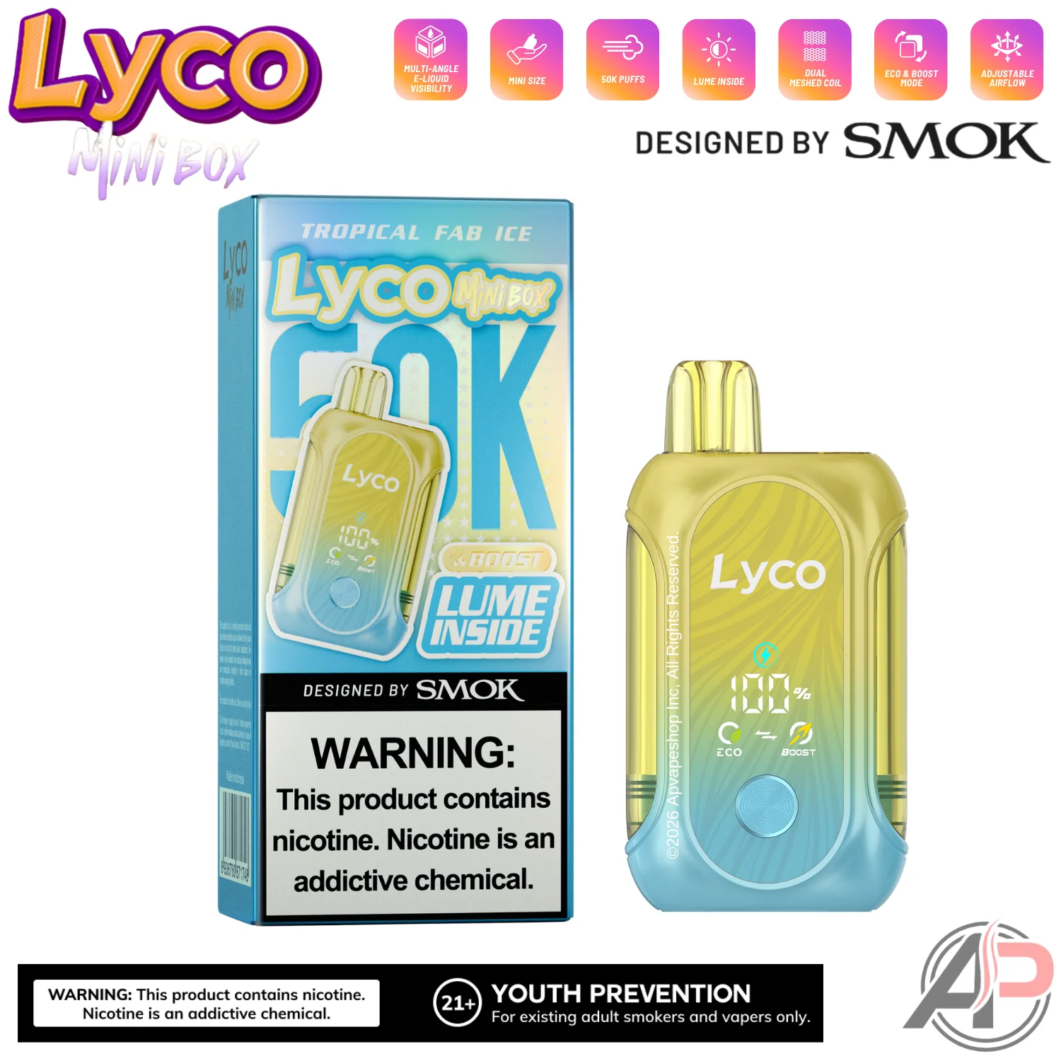 Lyco Mini Box 50,000 Puffs Disposable Vape Device - Image 19