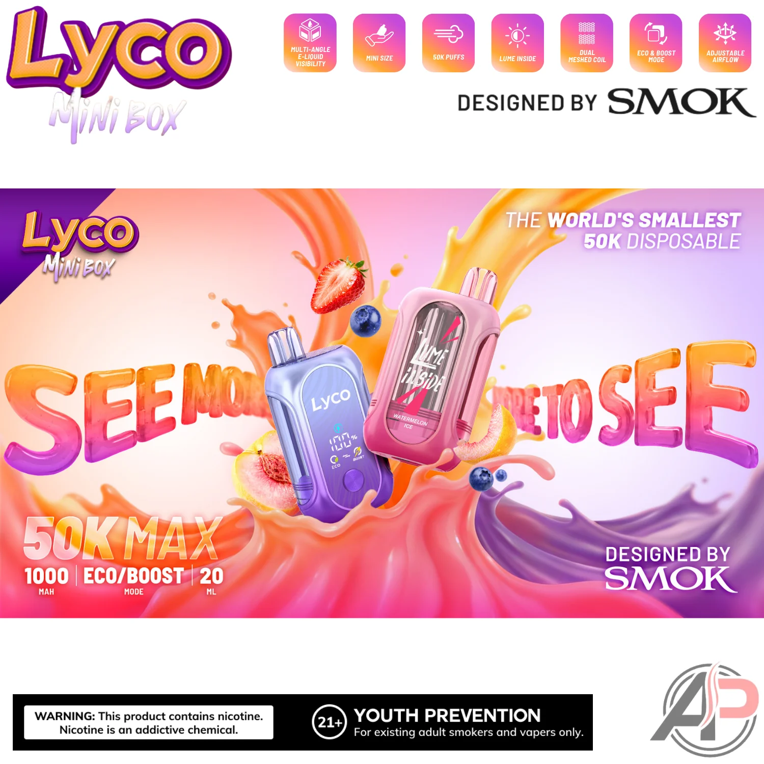 Lyco Mini Box 50,000 Puffs Disposable Vape Device - Image 2